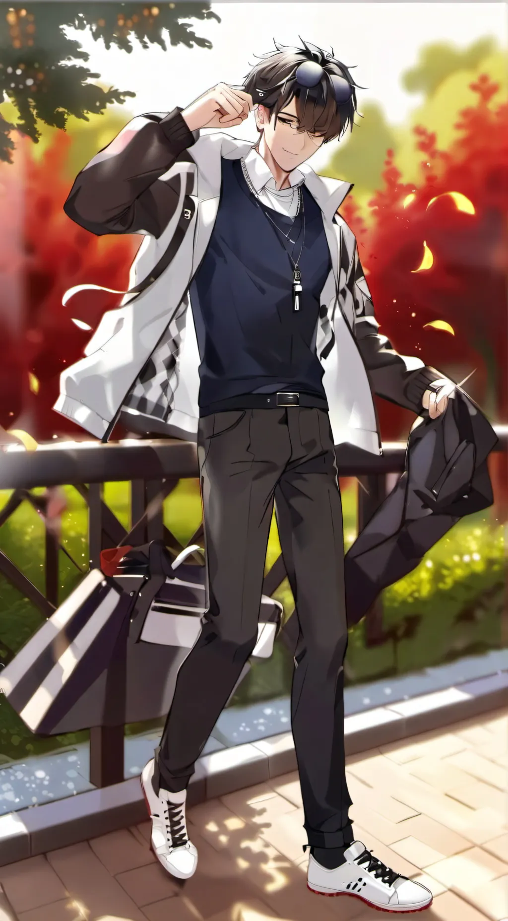 ai character: #Vincent_~• background