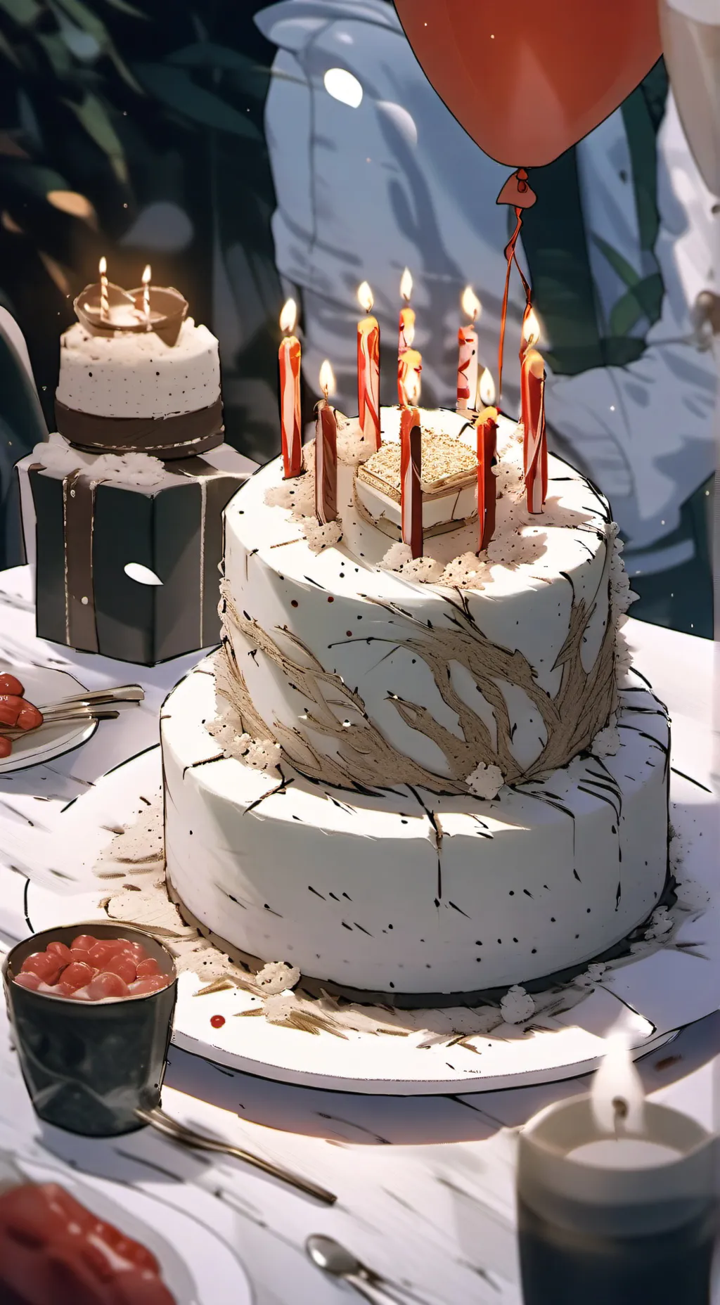 ai character: Rk's birthday! background