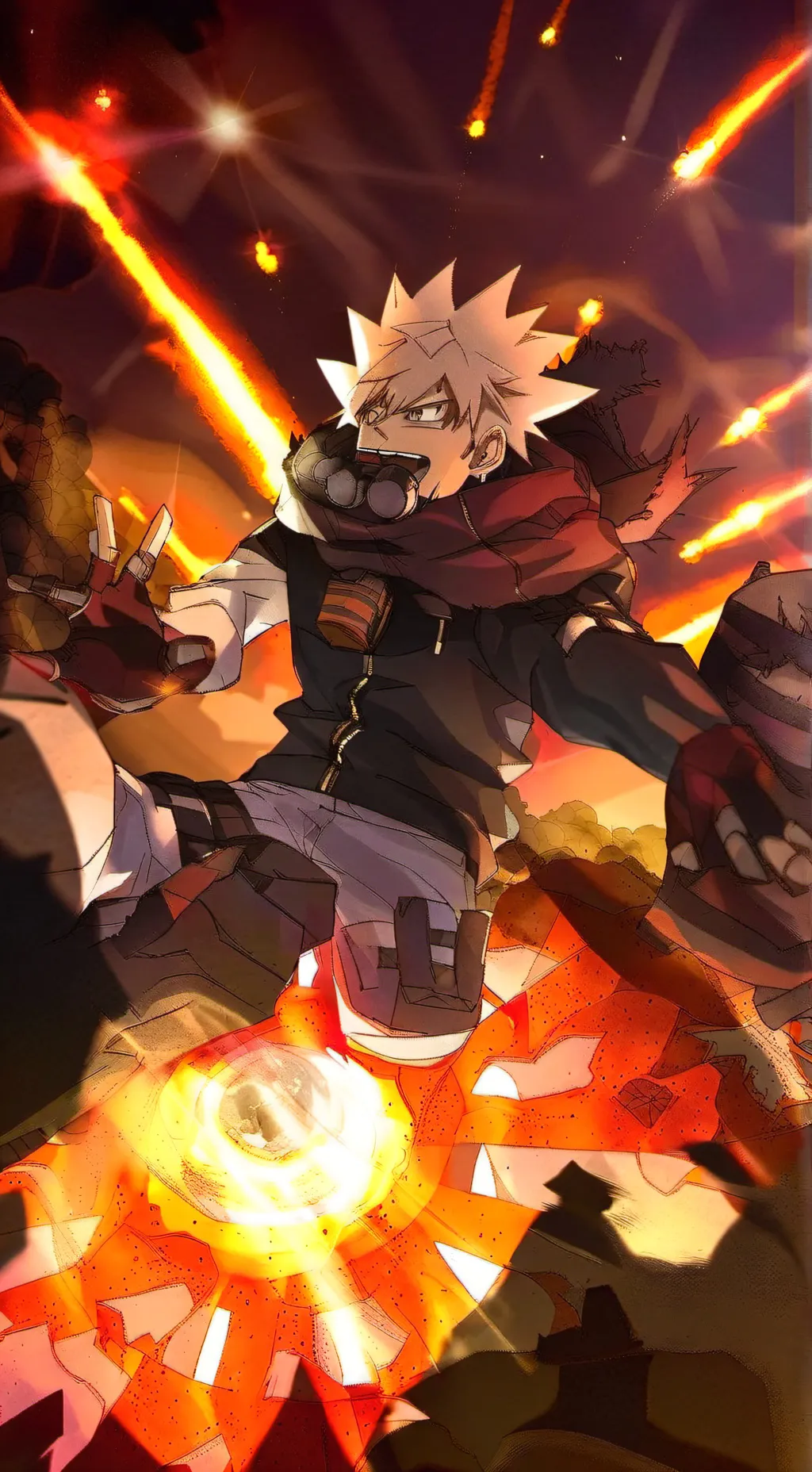 ai character: Bakugo Katsuki!!! background