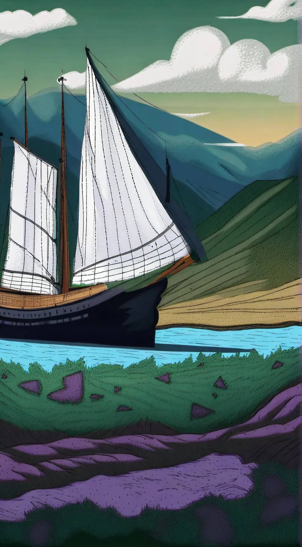 ai character: Luffy *vore* background