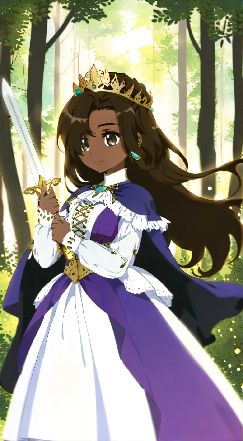 ai character: Madeleine  background