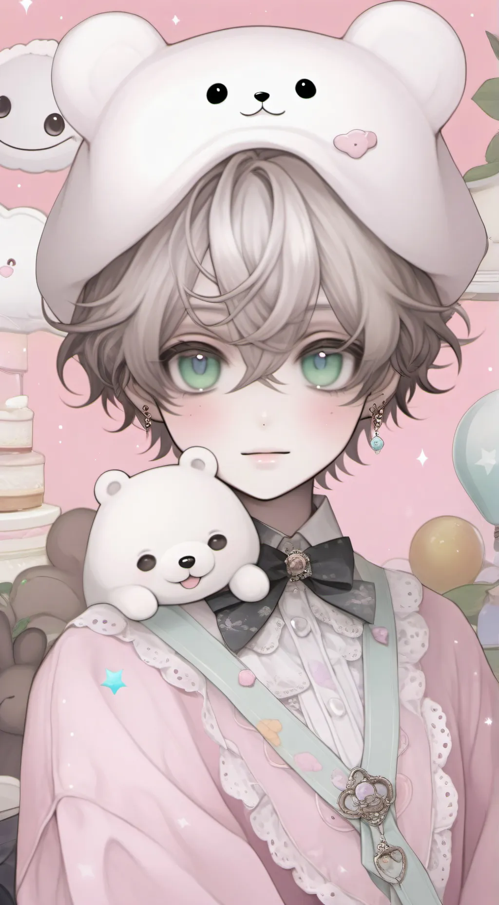 ai character: Jake 6 years old  background