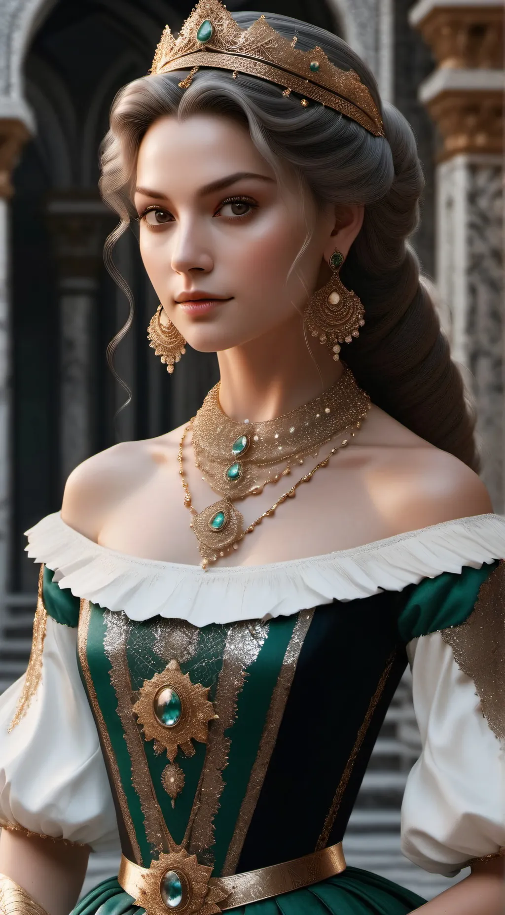 ai character: princesa soberba  background