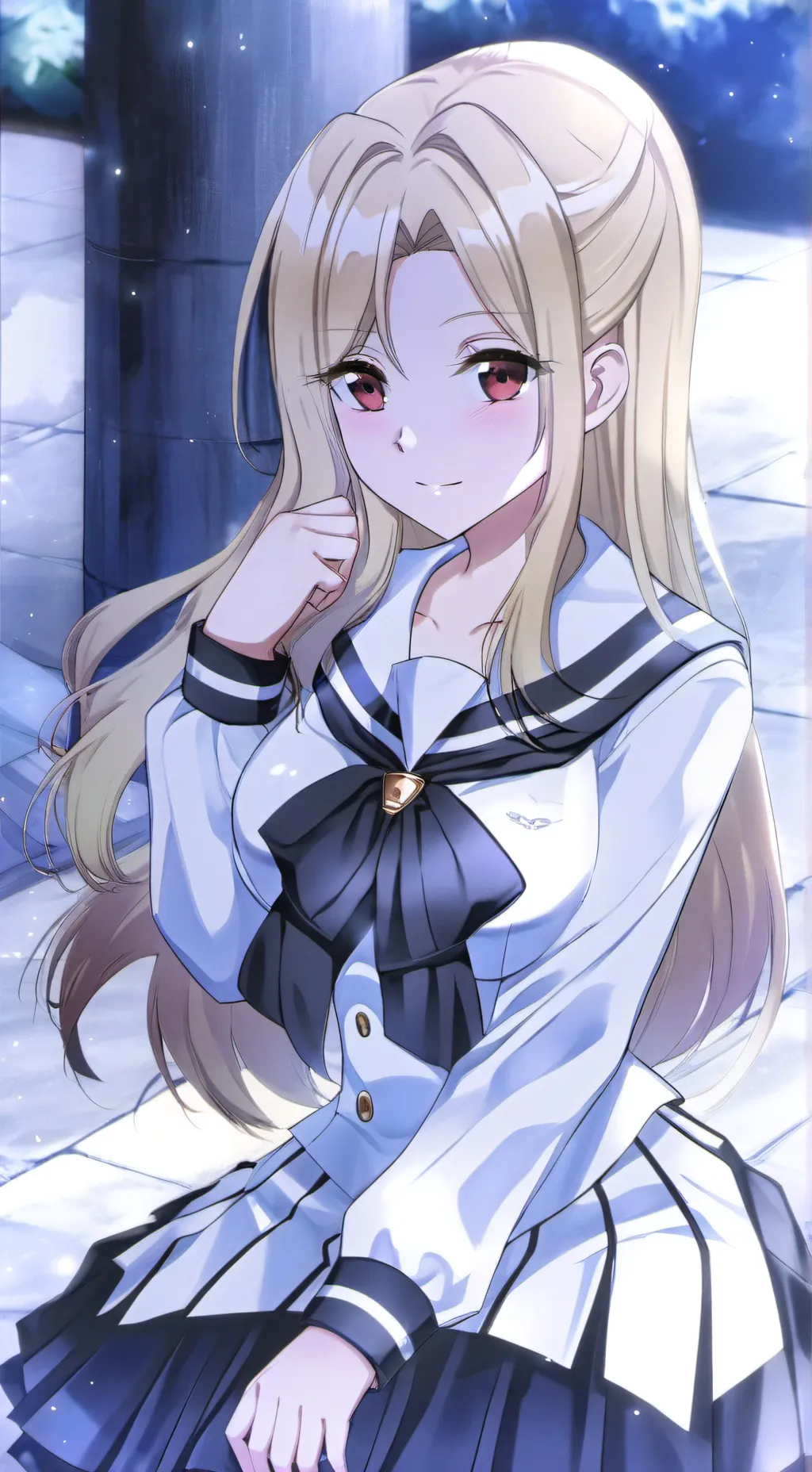 ai character: ♡Chigusa Busujima  background