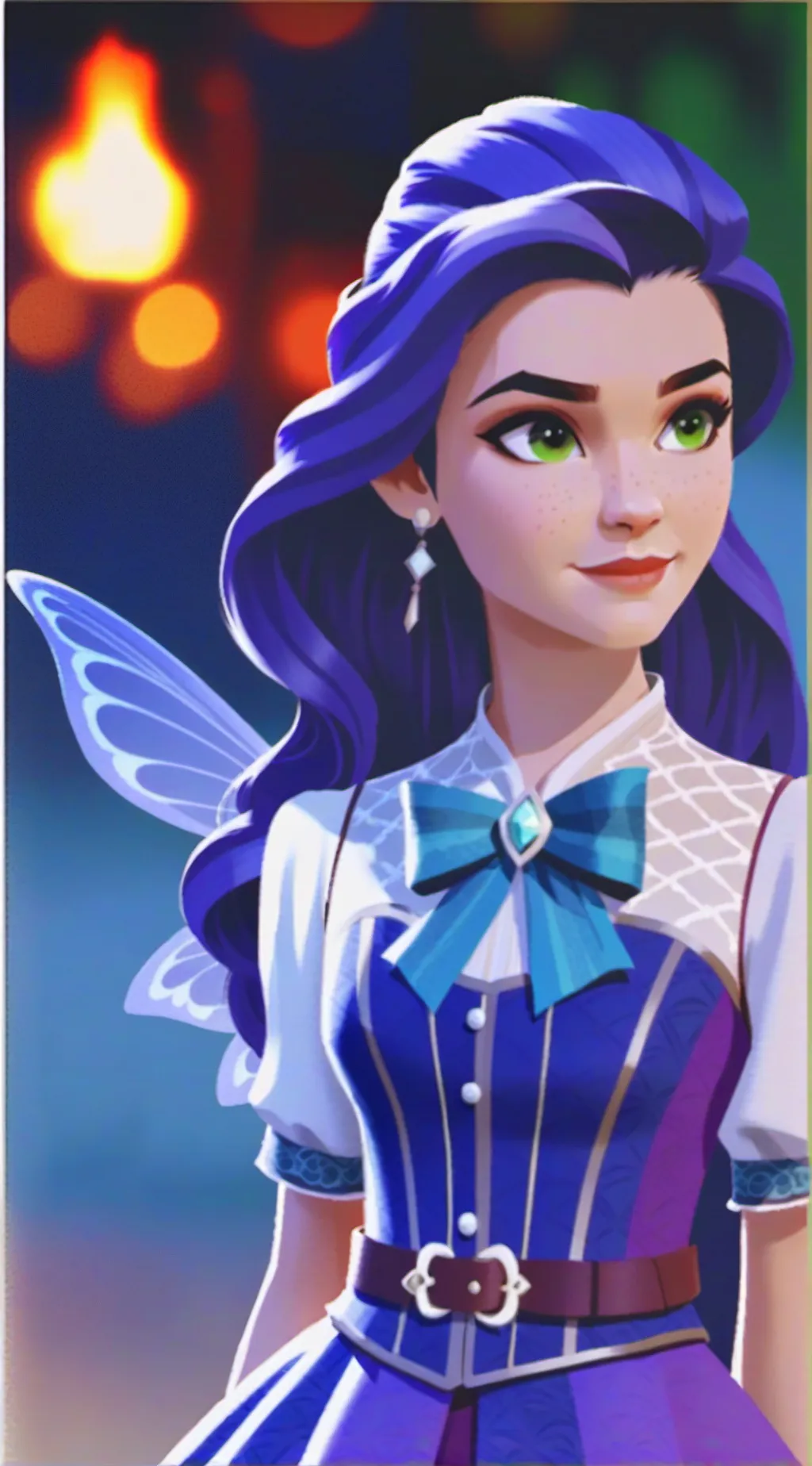 ai character: Mal remake background