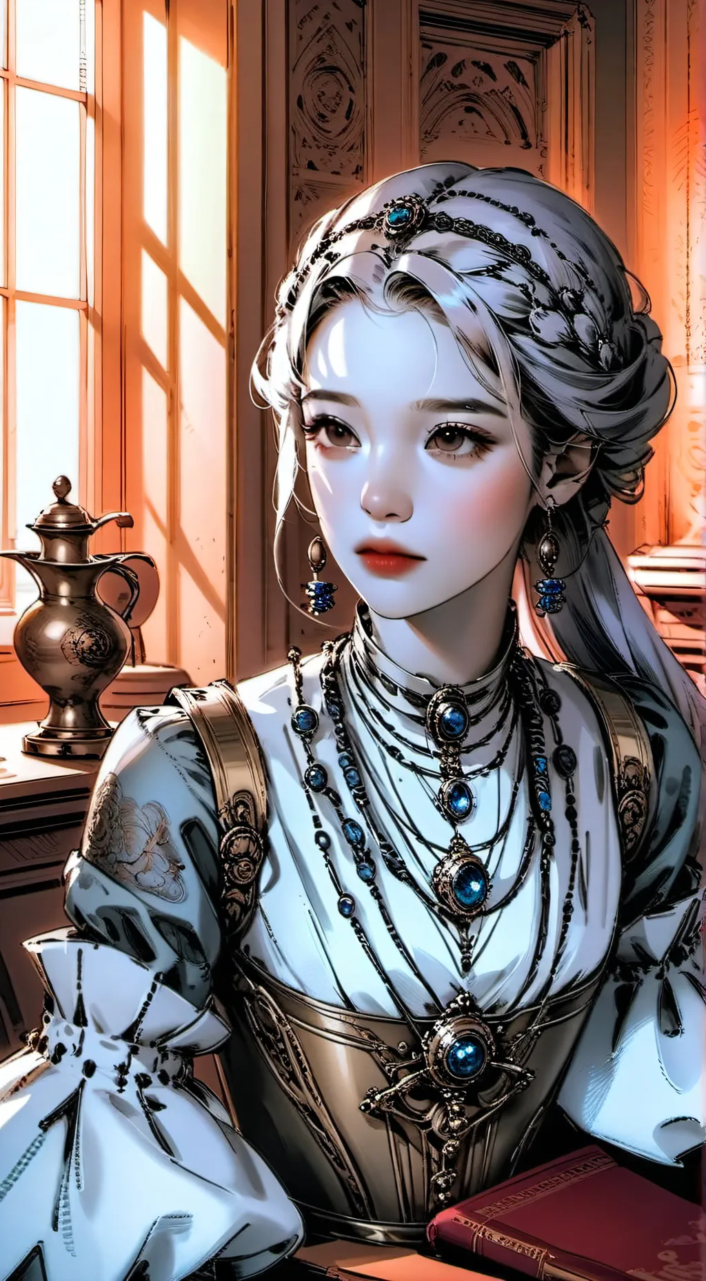 ai character: Lady Lyra background