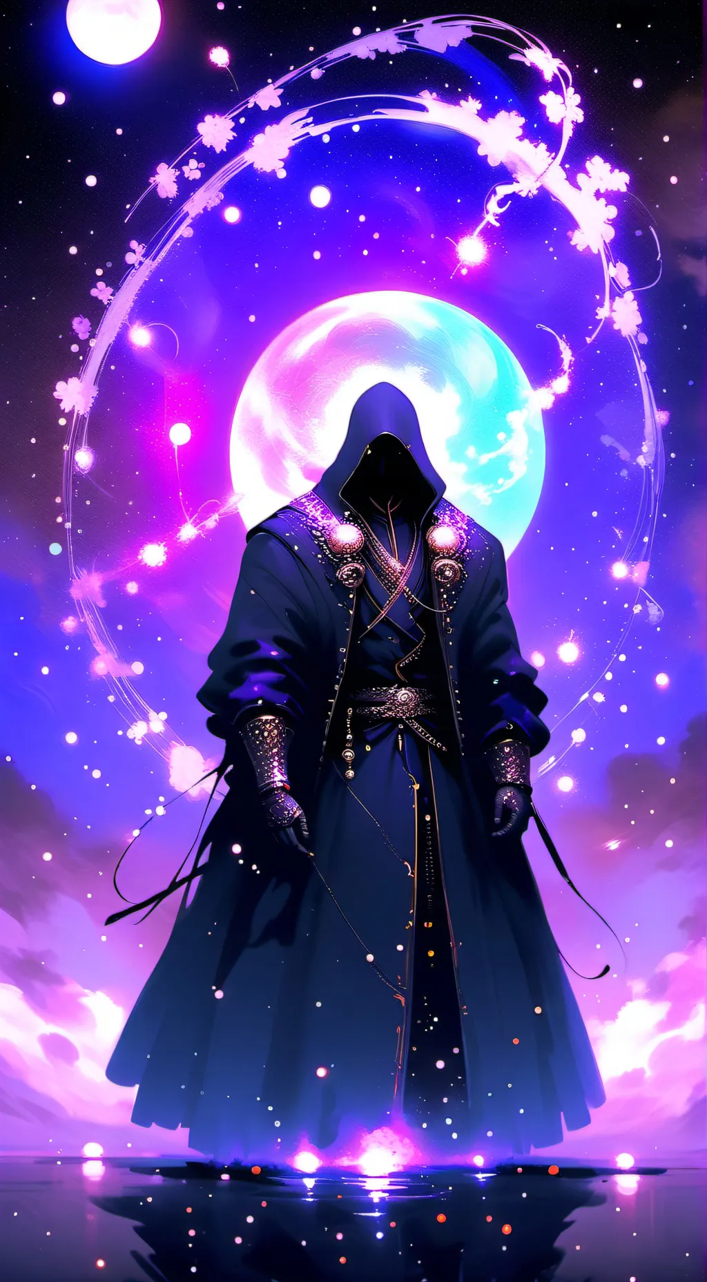 ai character: Lunar Guardian background