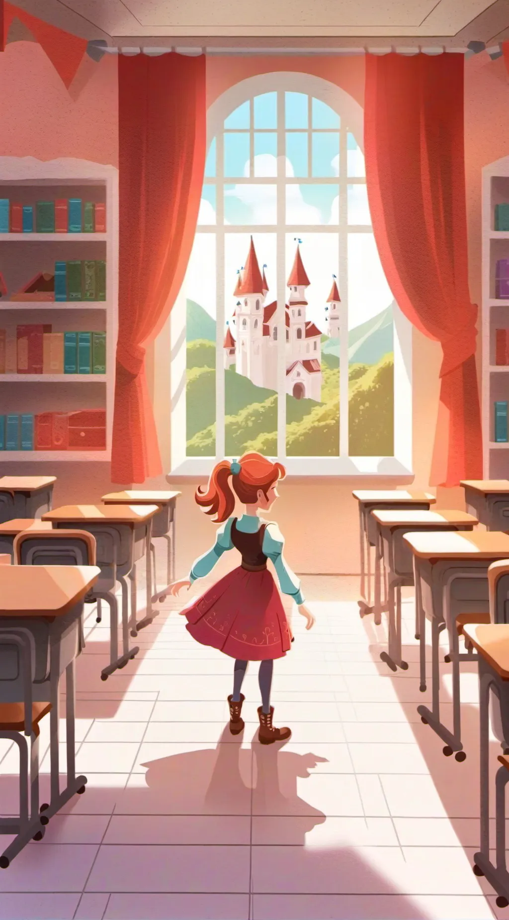 ai character: School rp background