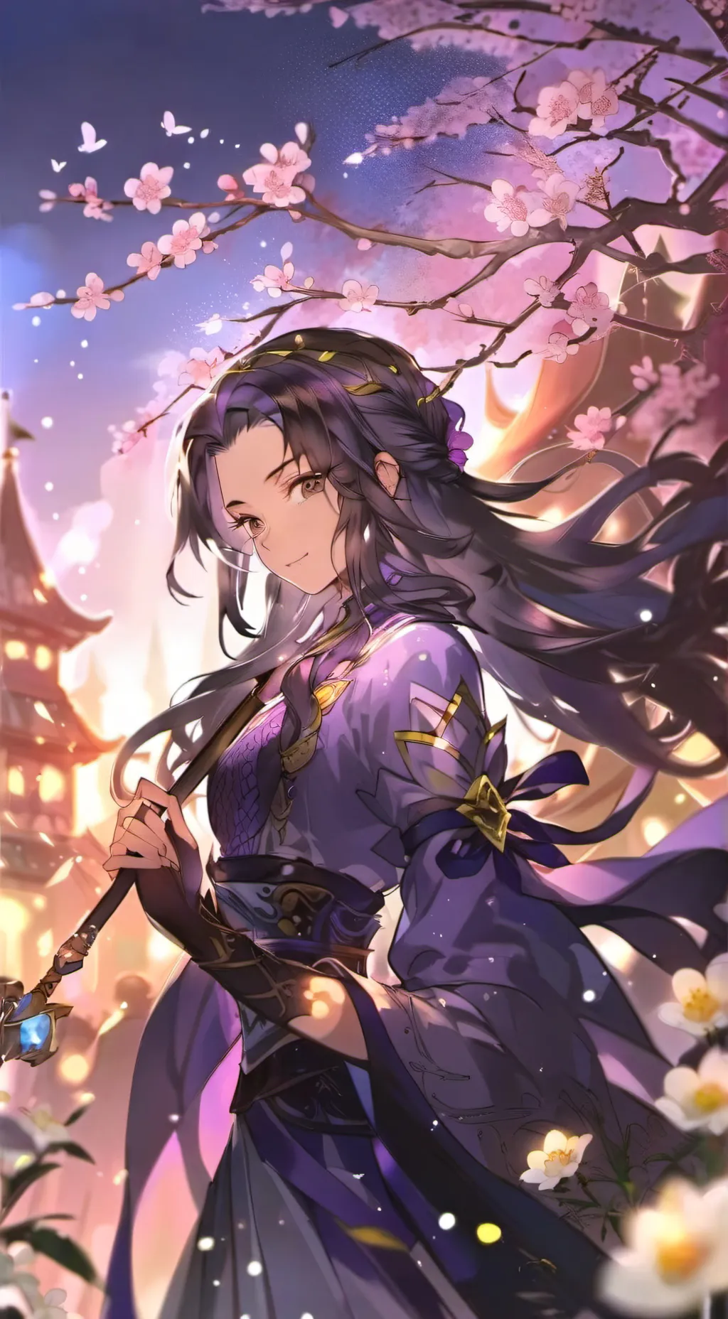 ai character: Shinobu kocho background