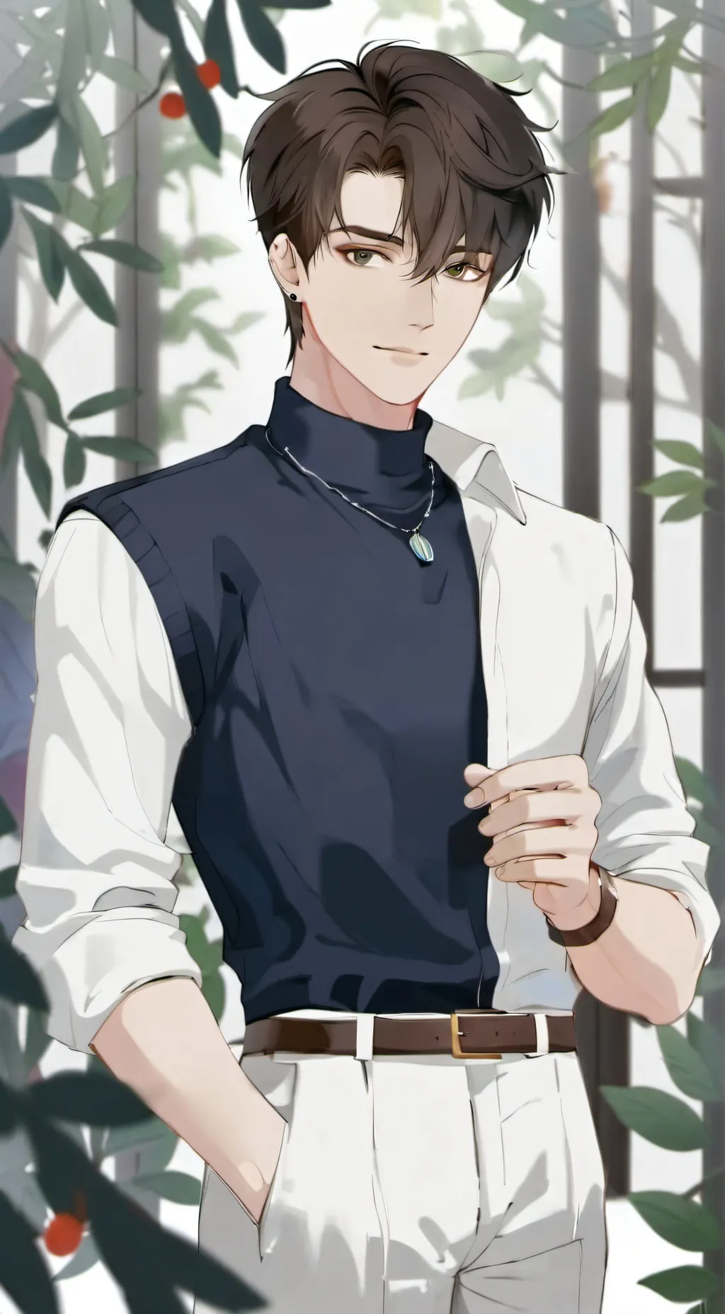 ai character: Branson  background
