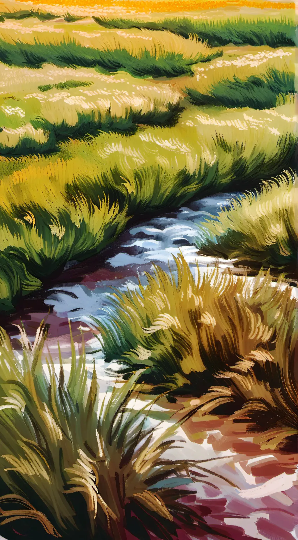 ai character: Go touch grass background