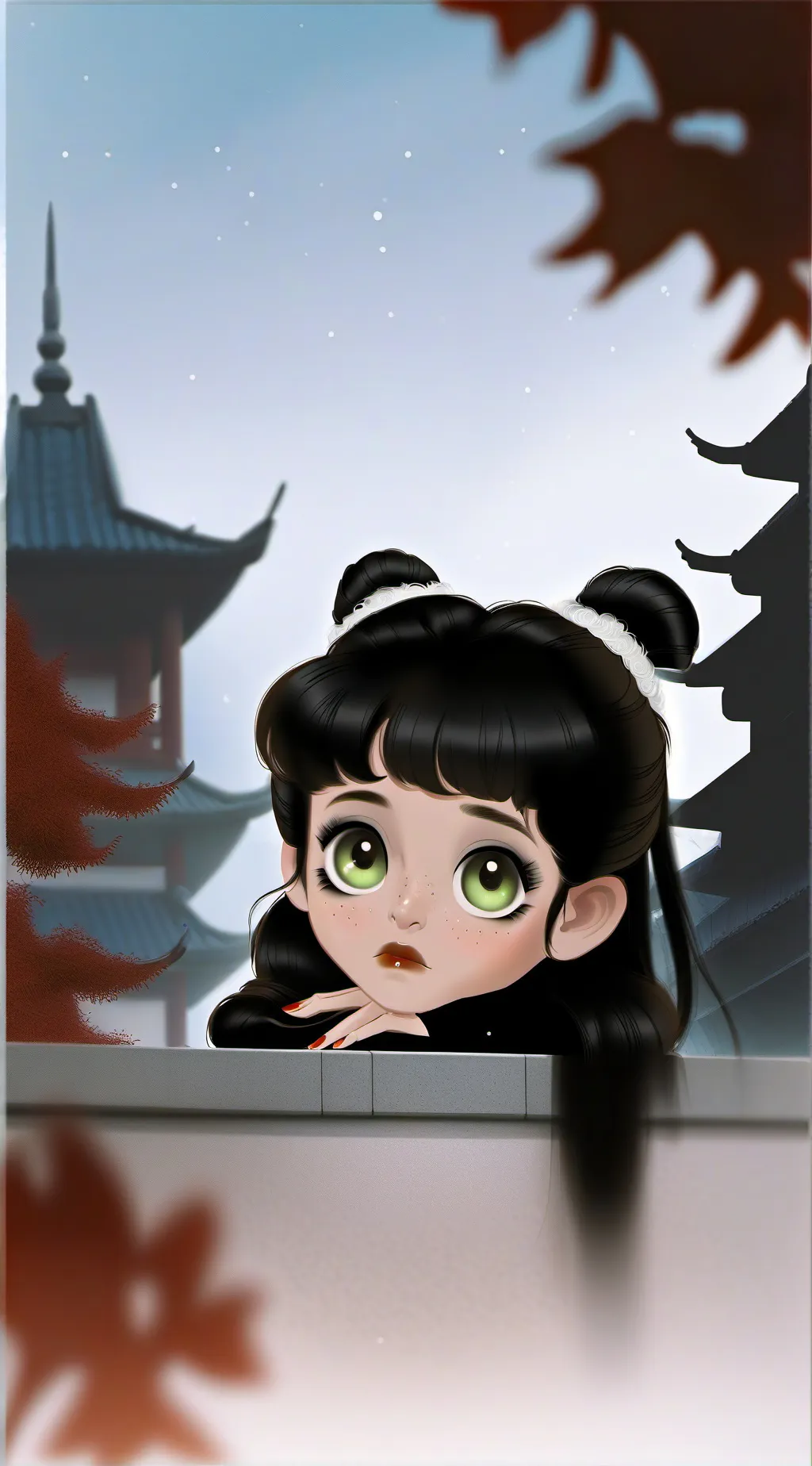 ai character: Bassie x Cocoa  background