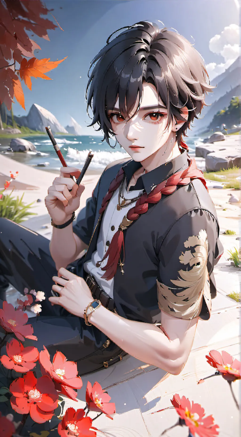 ai character: ~Mark~ background