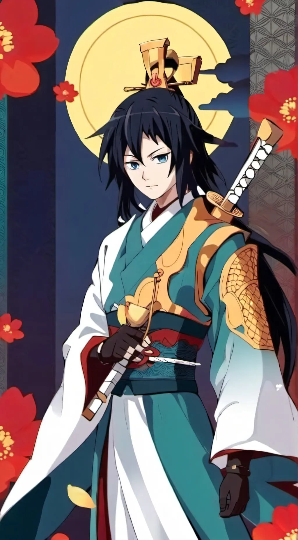 ai character: tomioka borracho  background
