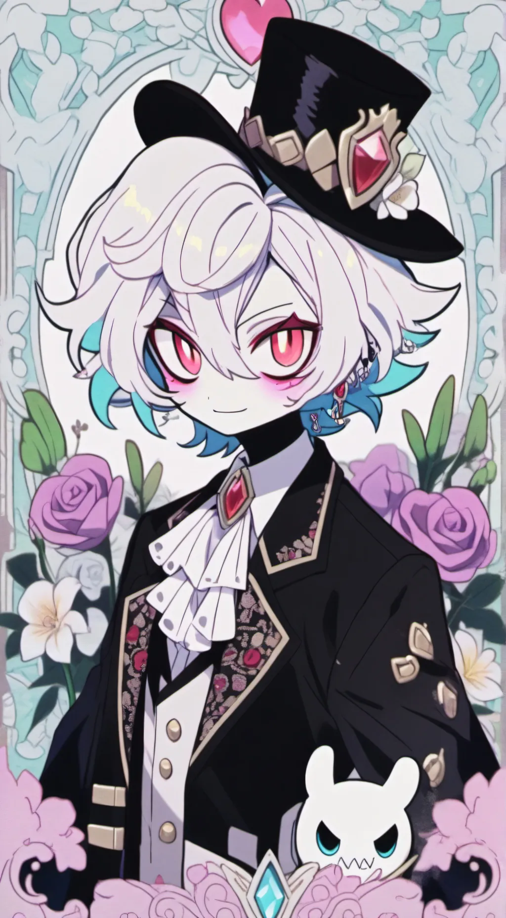 ai character: HH {hazbin hotel} background
