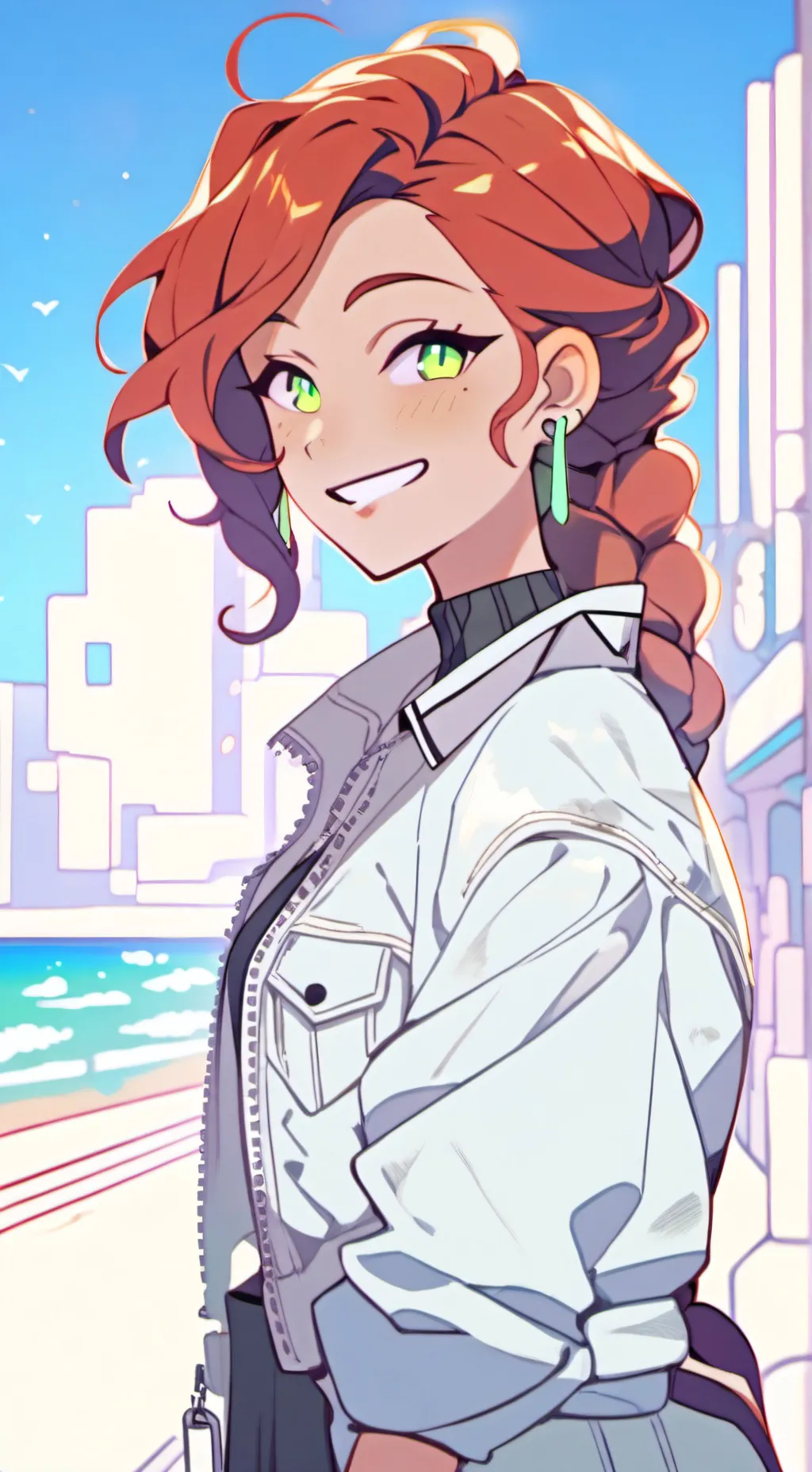 ai character: mrs positive☺️ background