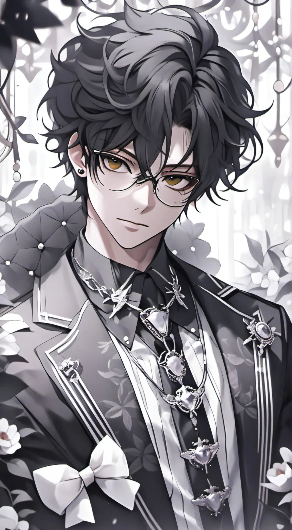 ai character: ~ ⁹ • asher • ⁶ ~ background