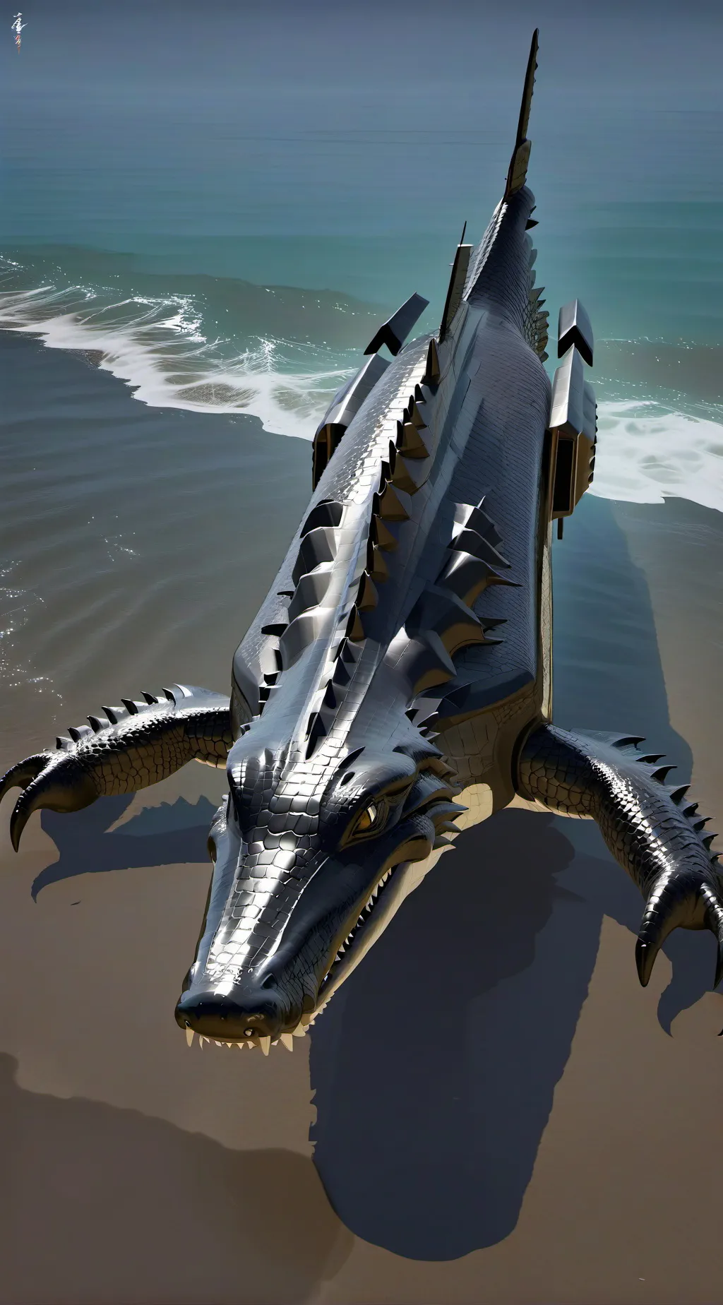 ai character: bombo croco background