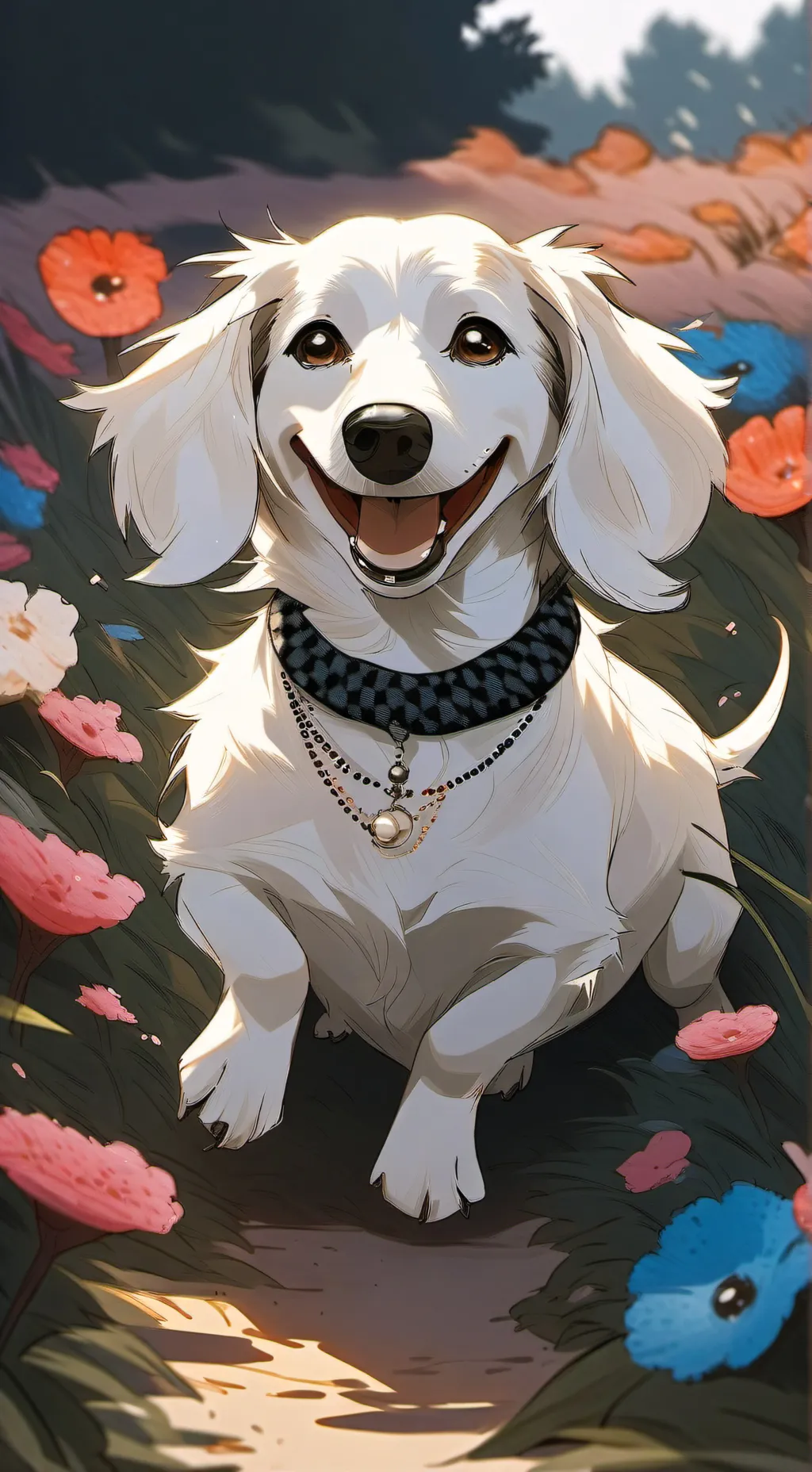 ai character: Little Miss Moonha background