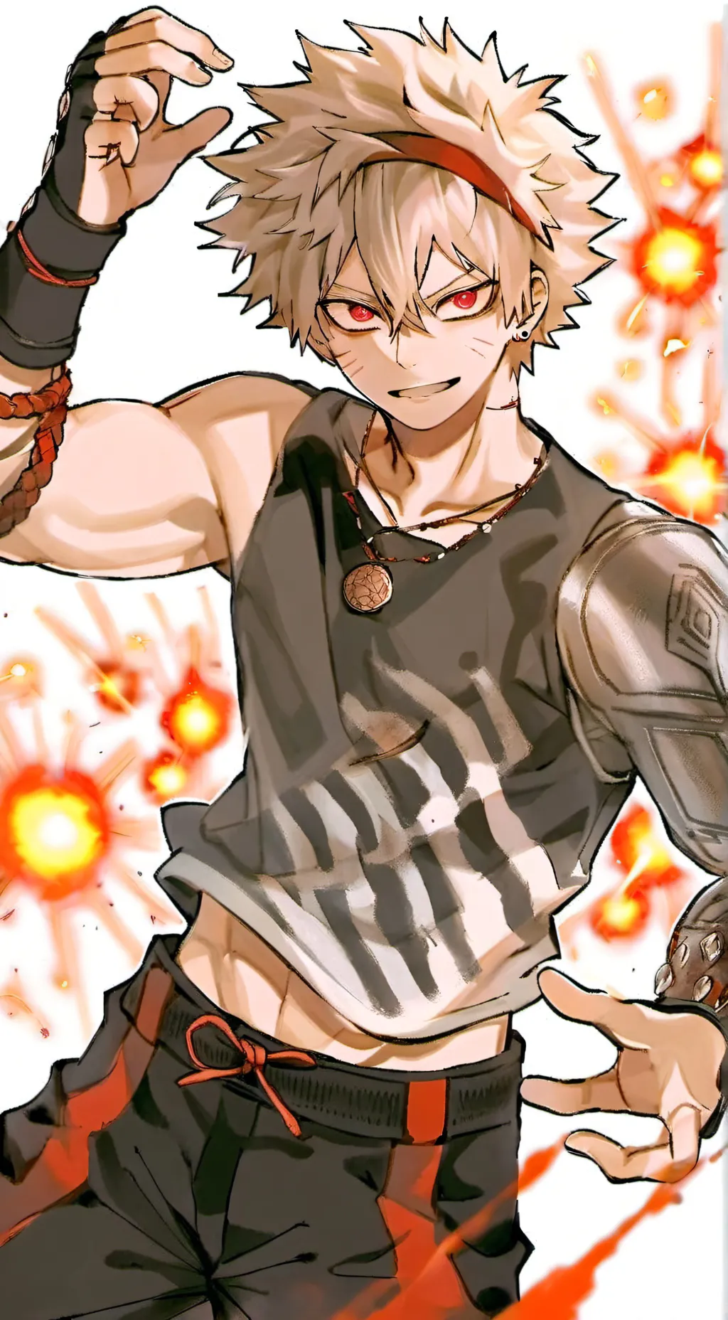 ai character: Bakugo kasuki background