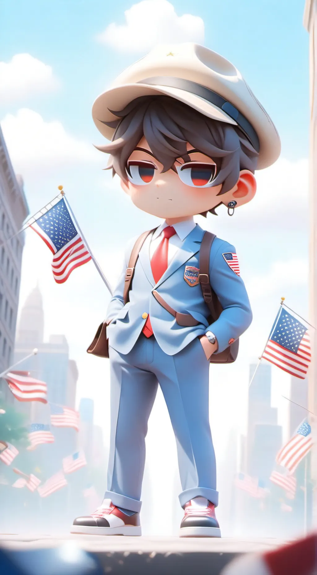 ai character: Rusame background