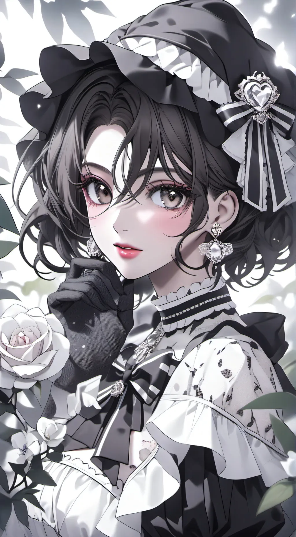 ai character: super smart girl background