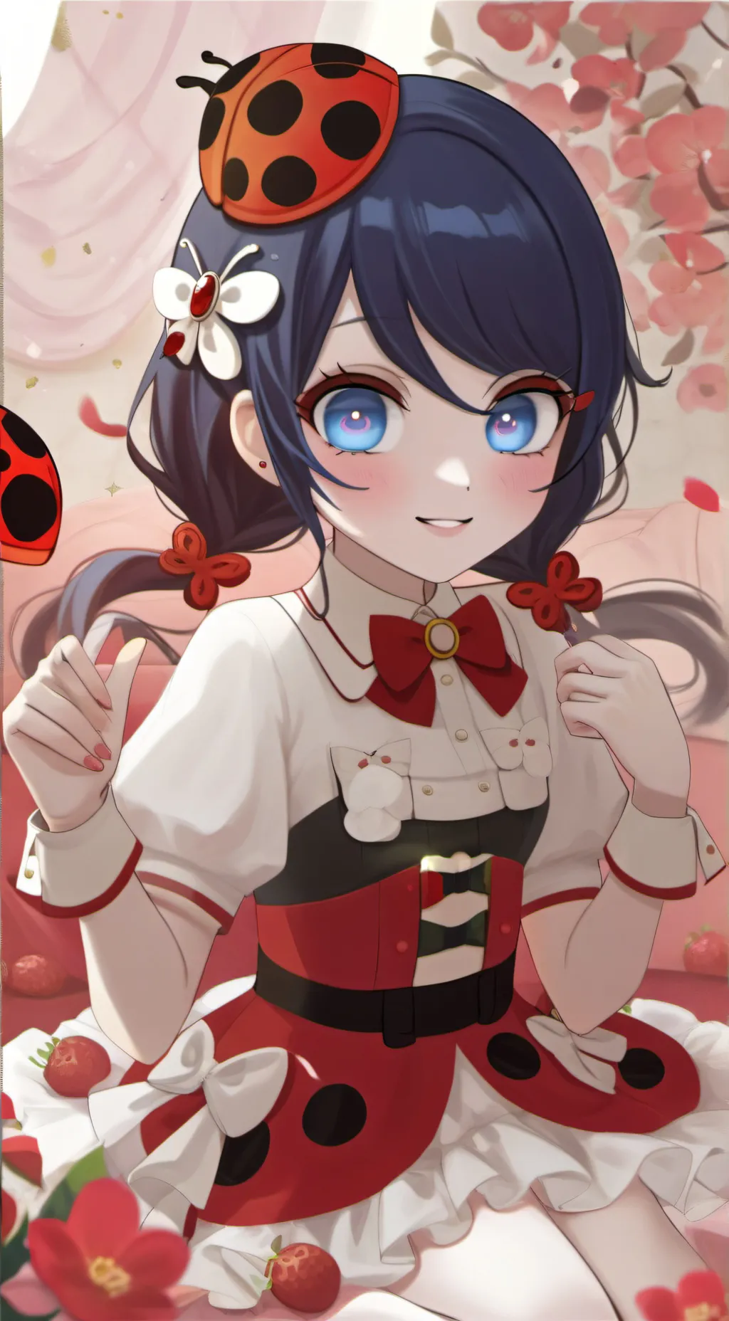 ai character: ➳𝐋𝐚𝐝𝐲𝐛𝐮𝐠✰ background