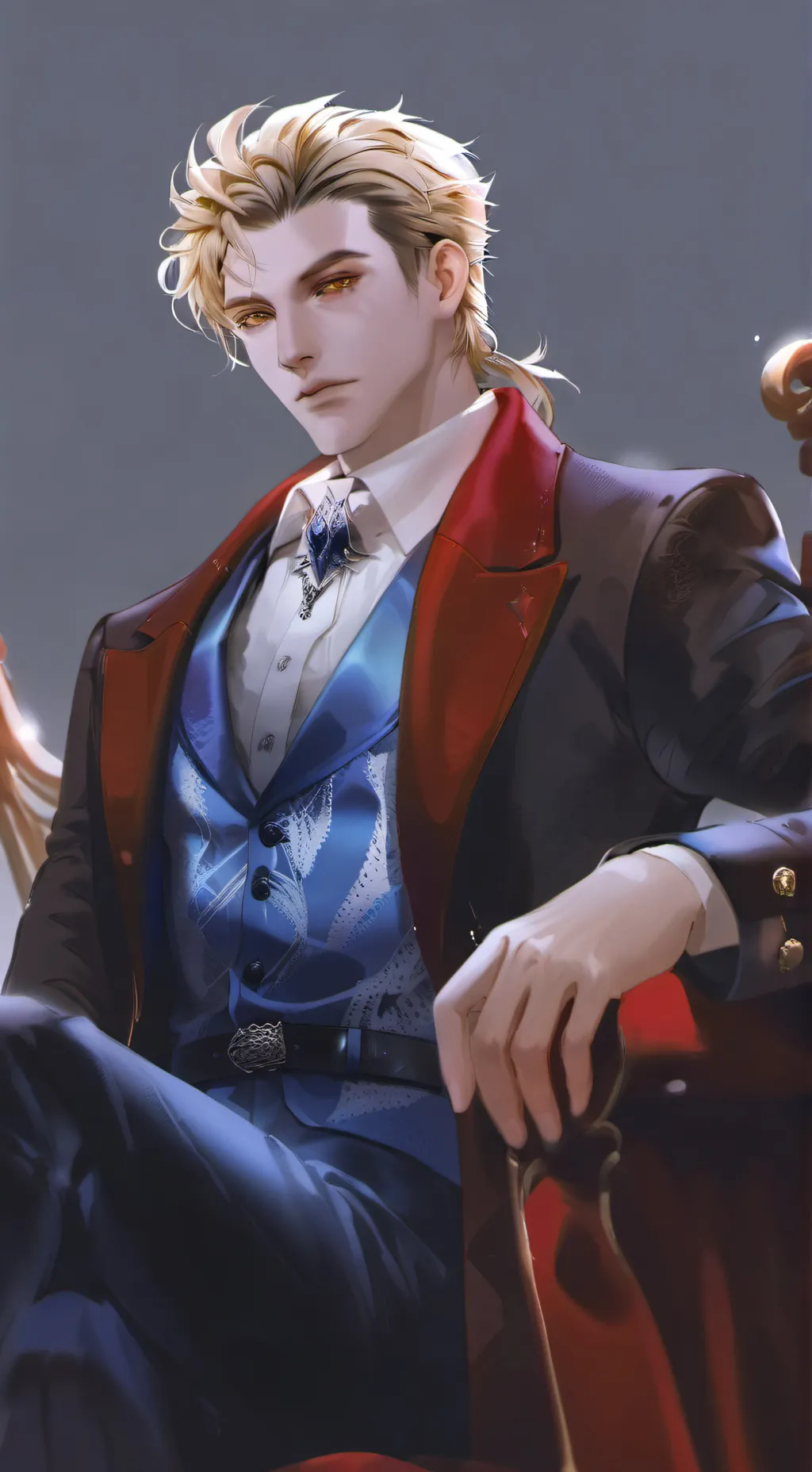 ai character: king Sarvin background