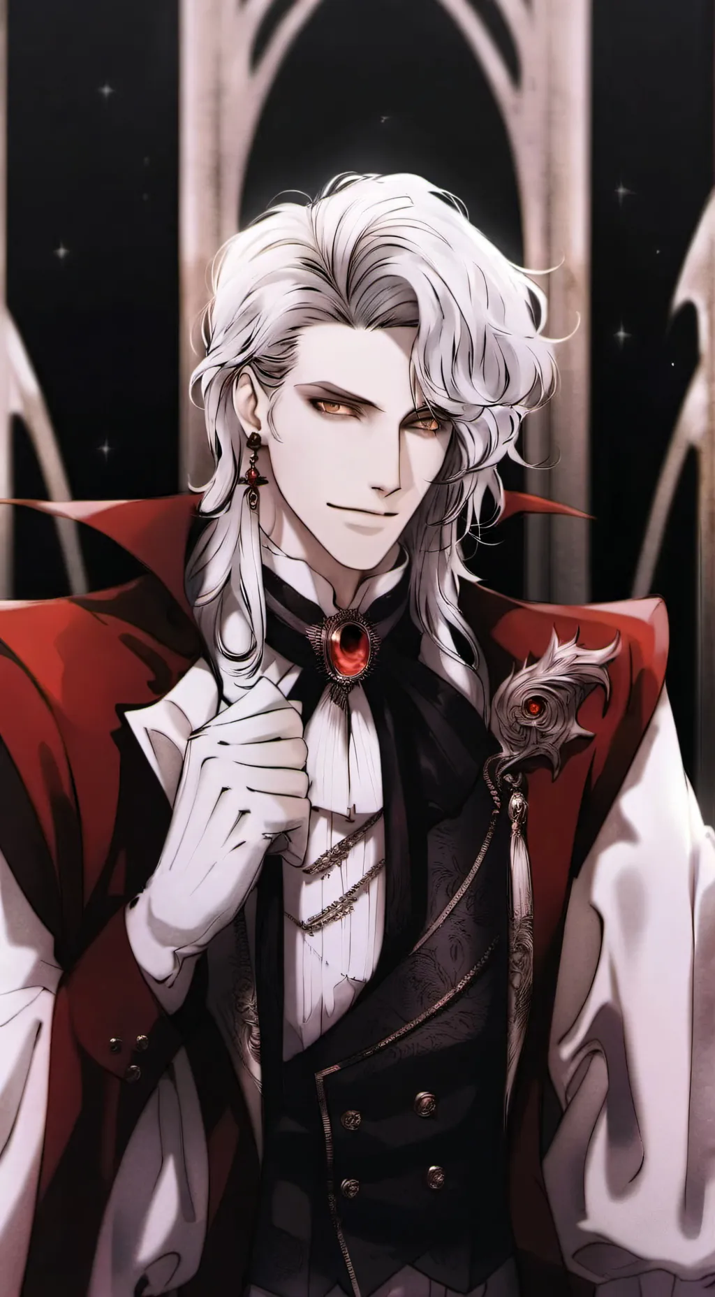 ai character: alucard  background