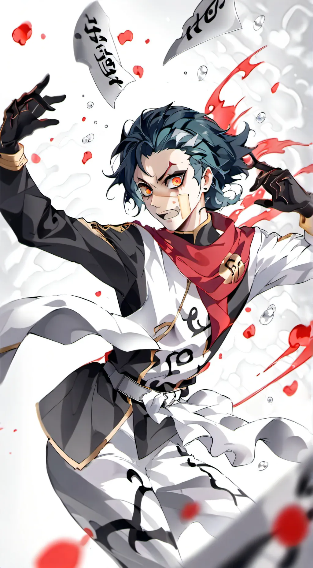ai character: Genya's dearh😭☠️ background