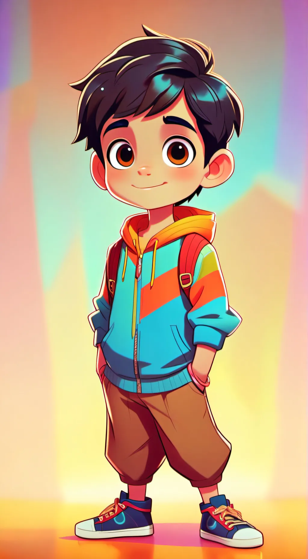 ai character: Jonard Araneta  background