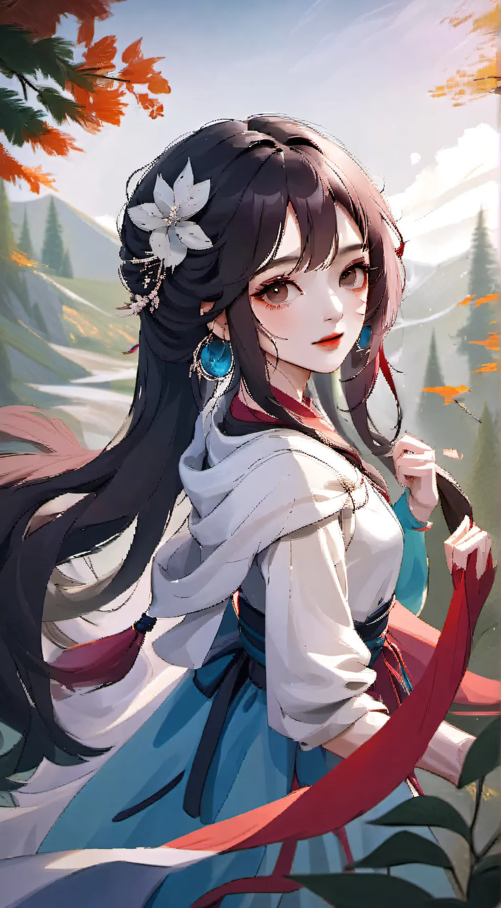 ai character: School pick me😒 background