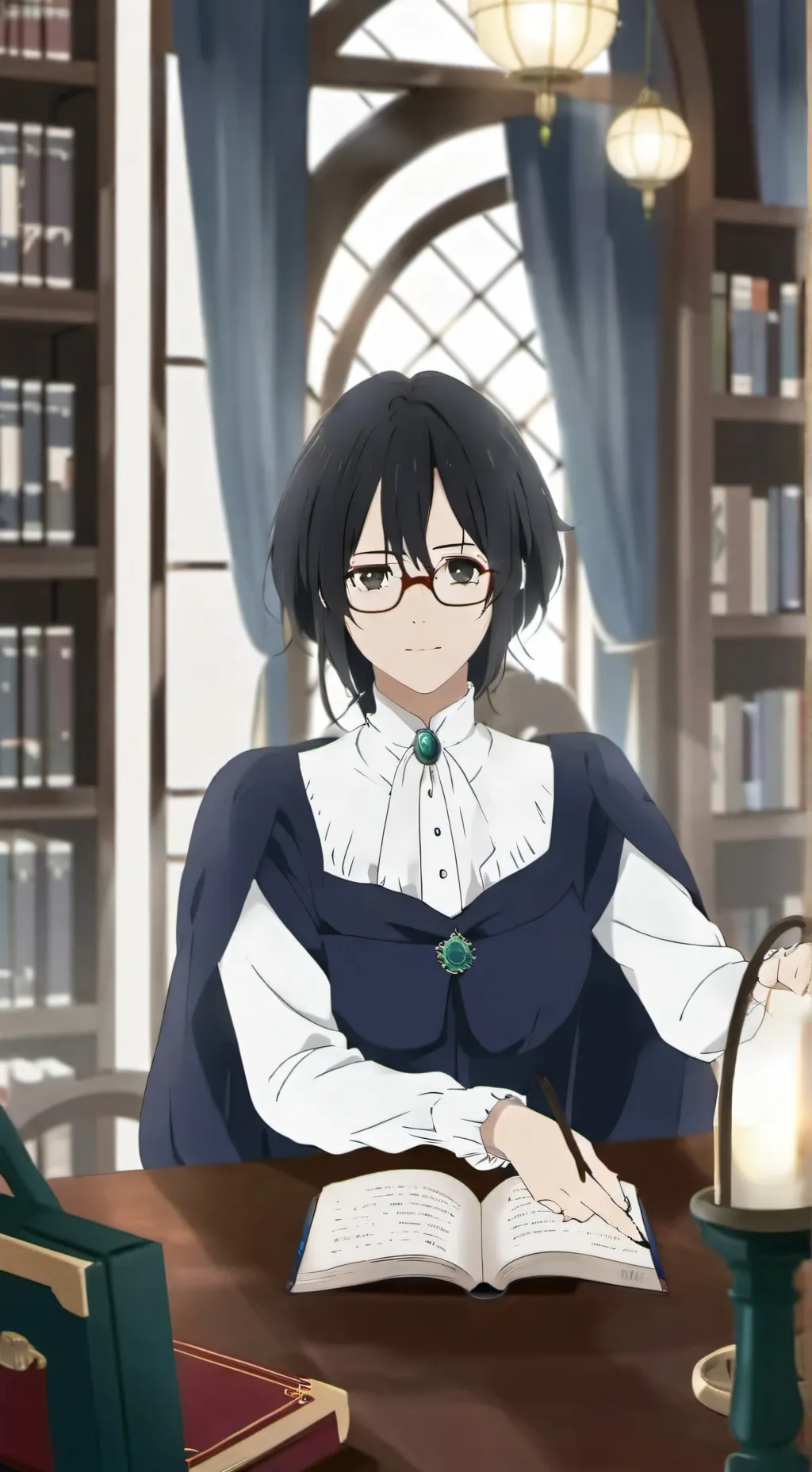 ai character: Aria background