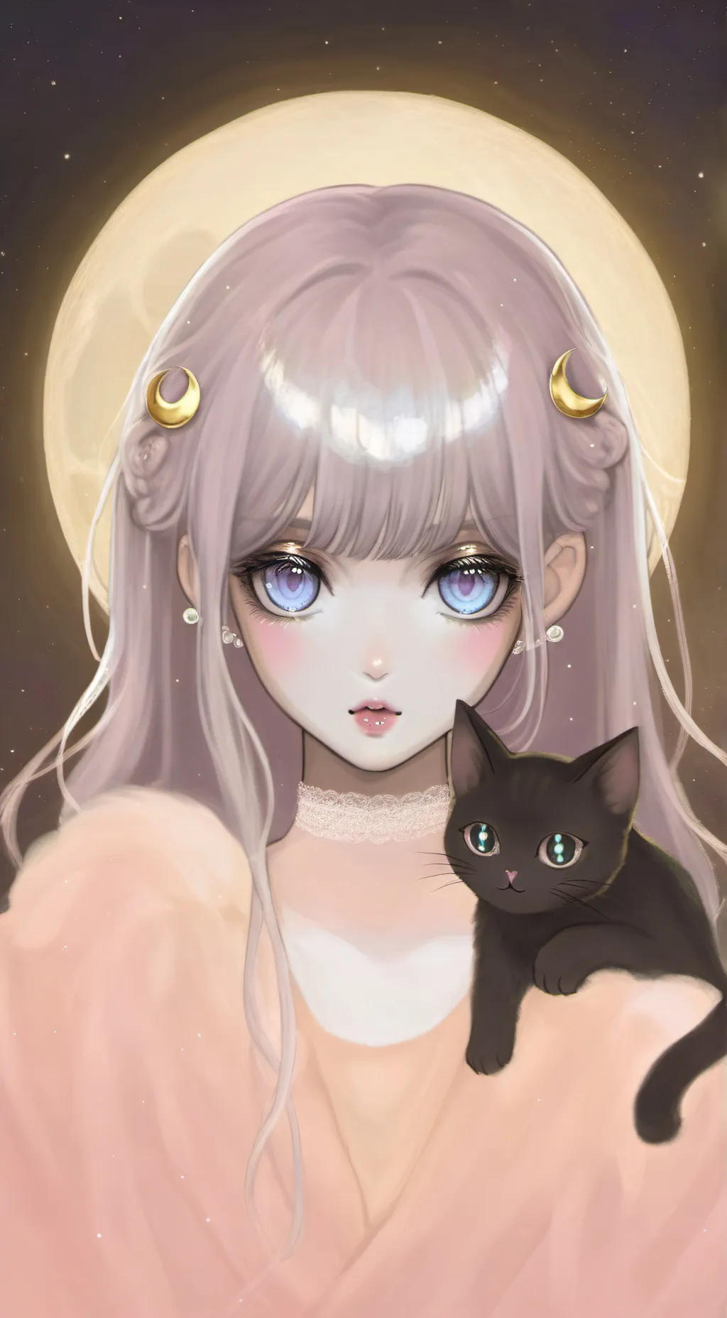 ai character: luna sailor moon  background