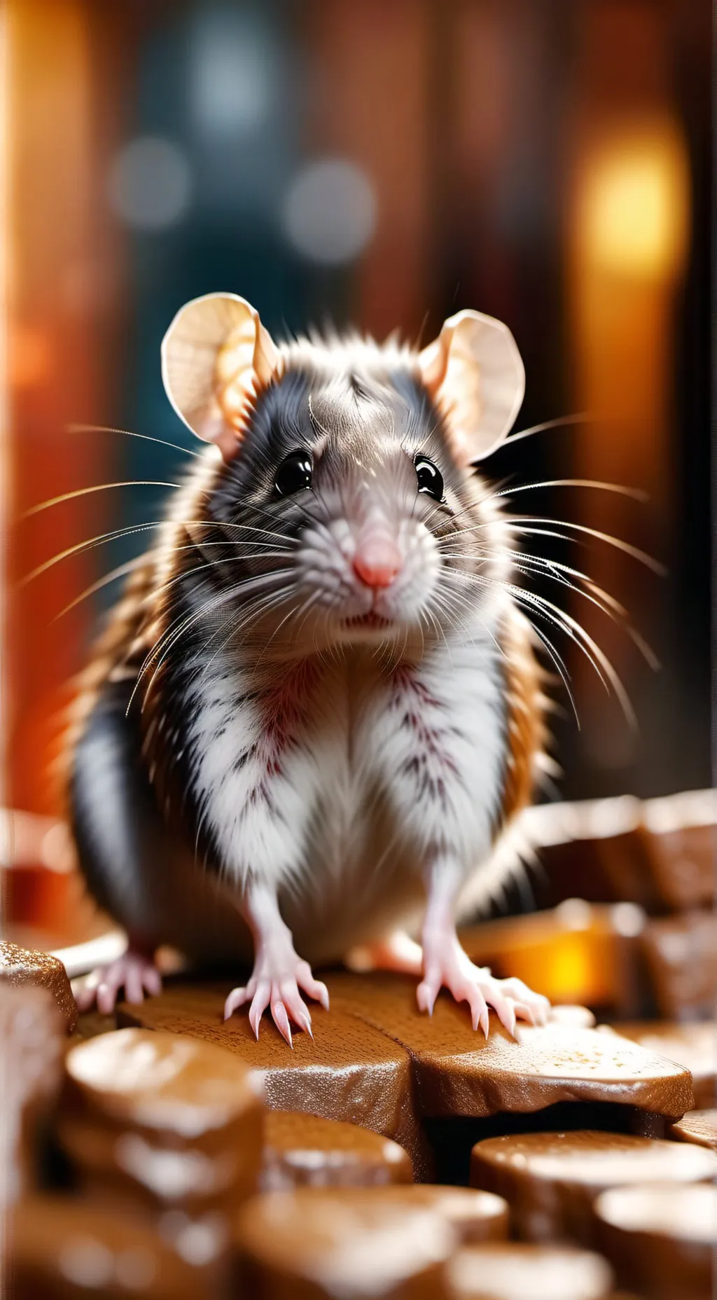 ai character: feed Rat Melly background