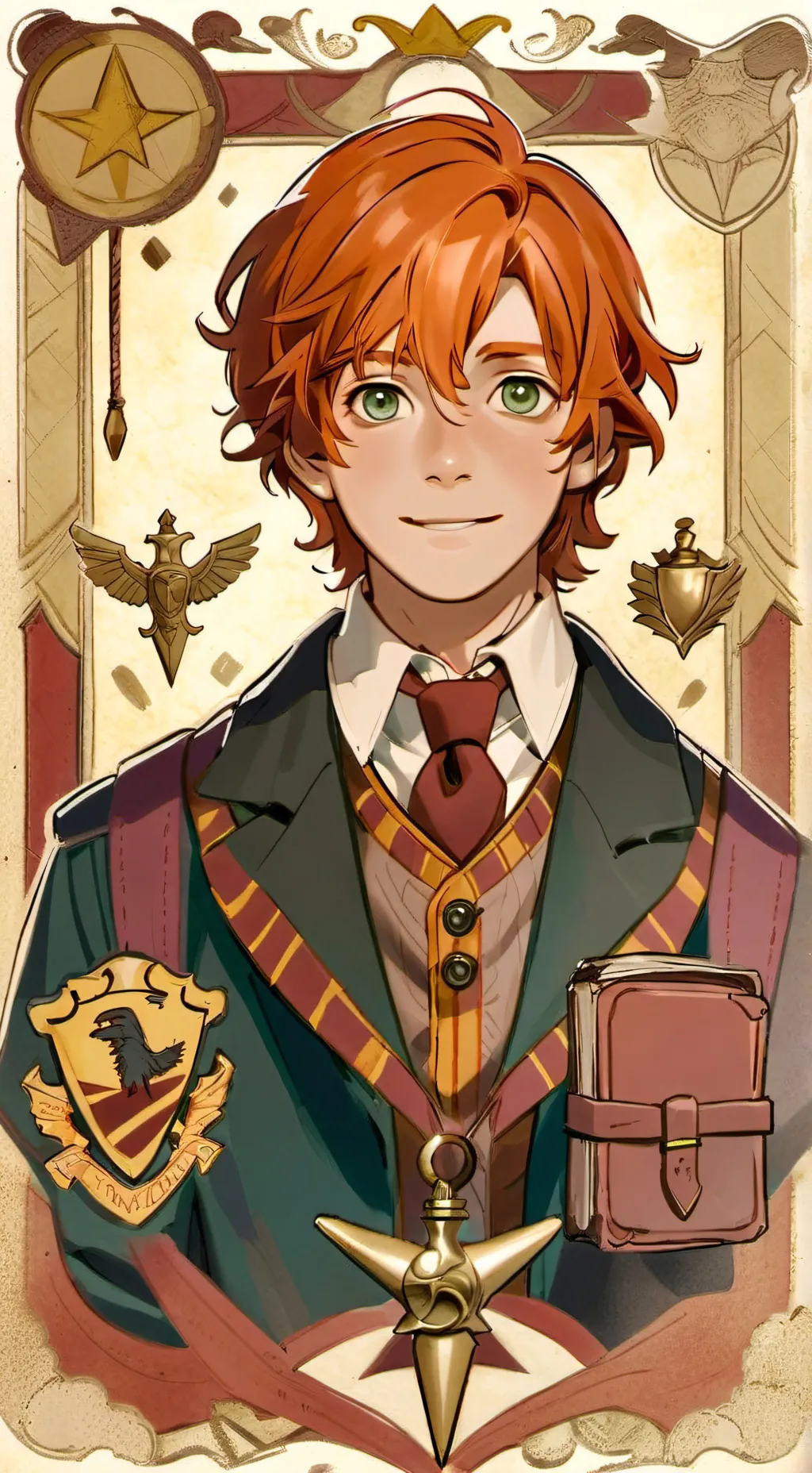 ai character: Yule Ball background