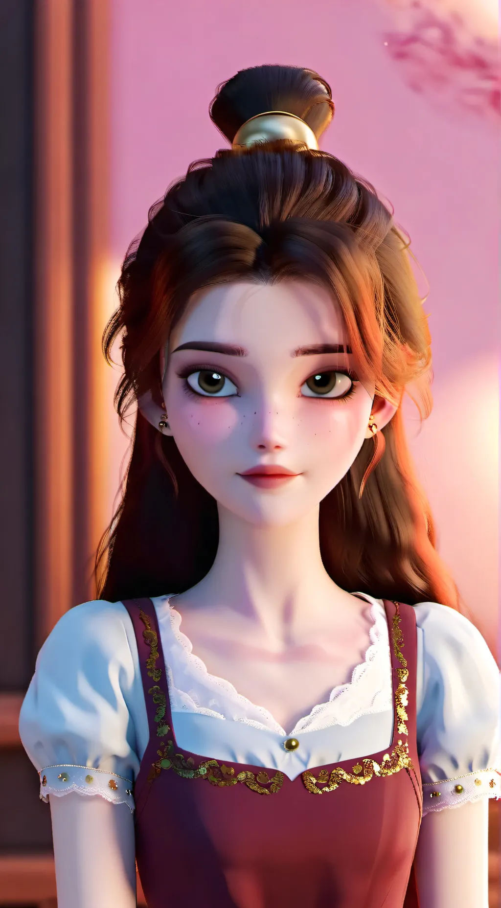 ai character: Аня background