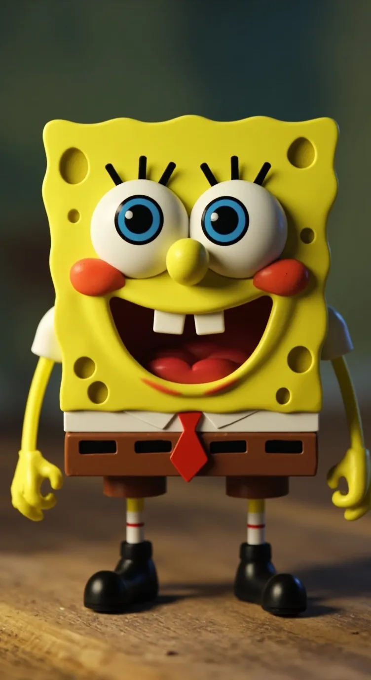 ai character: SpongeBob background