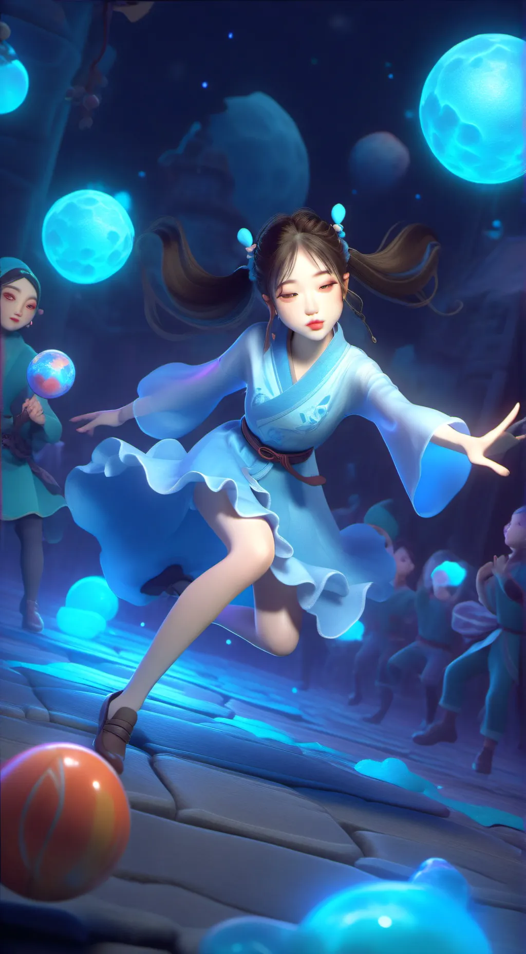 ai character: Emma  background
