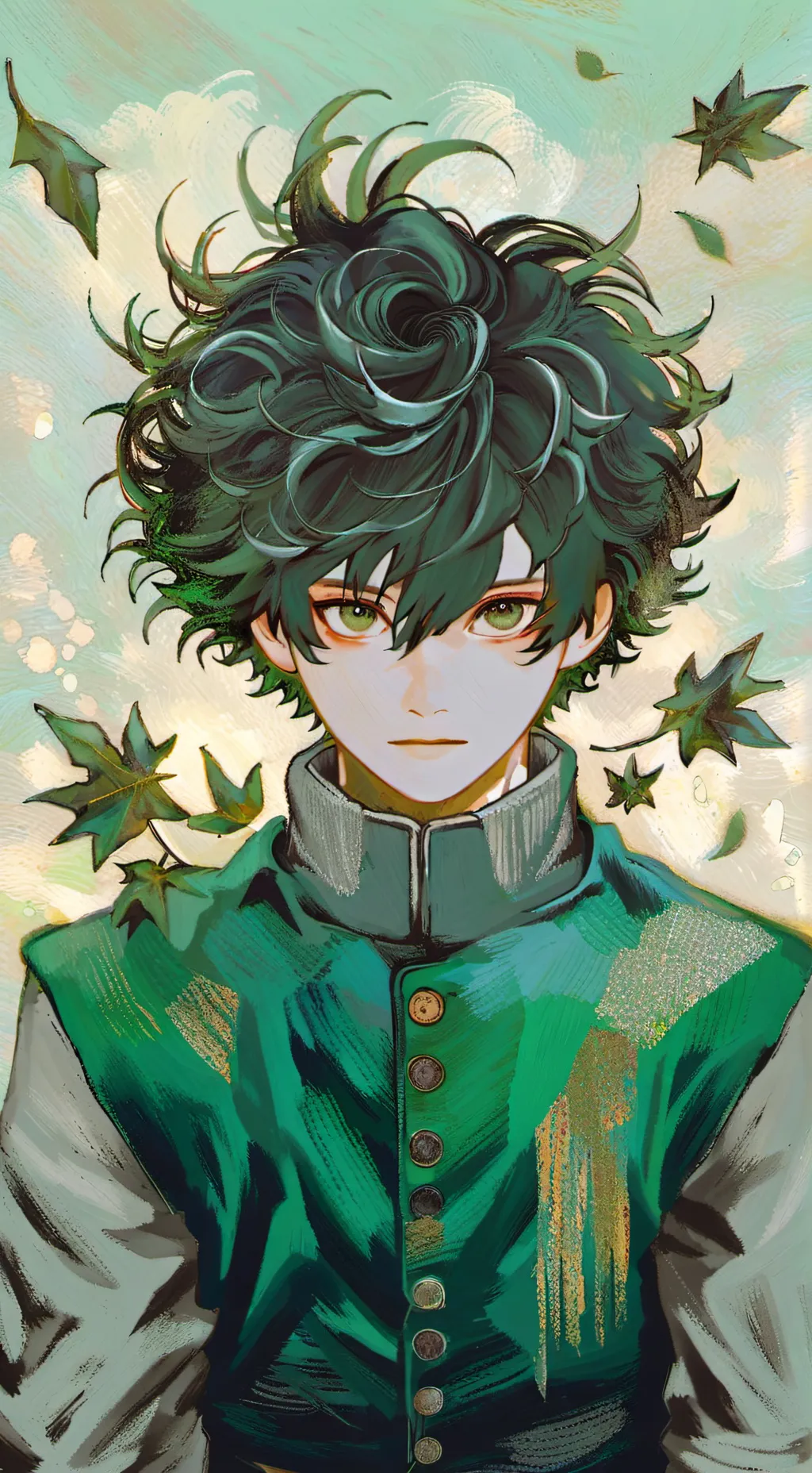 ai character: deku villano background