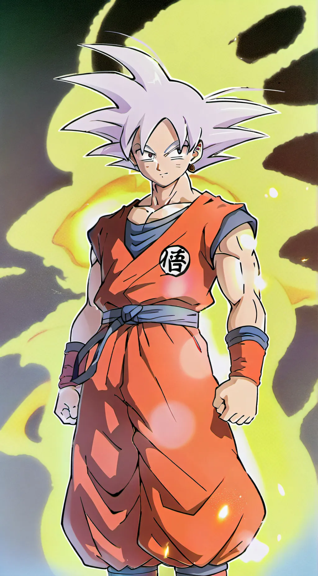 ai character: son goku background