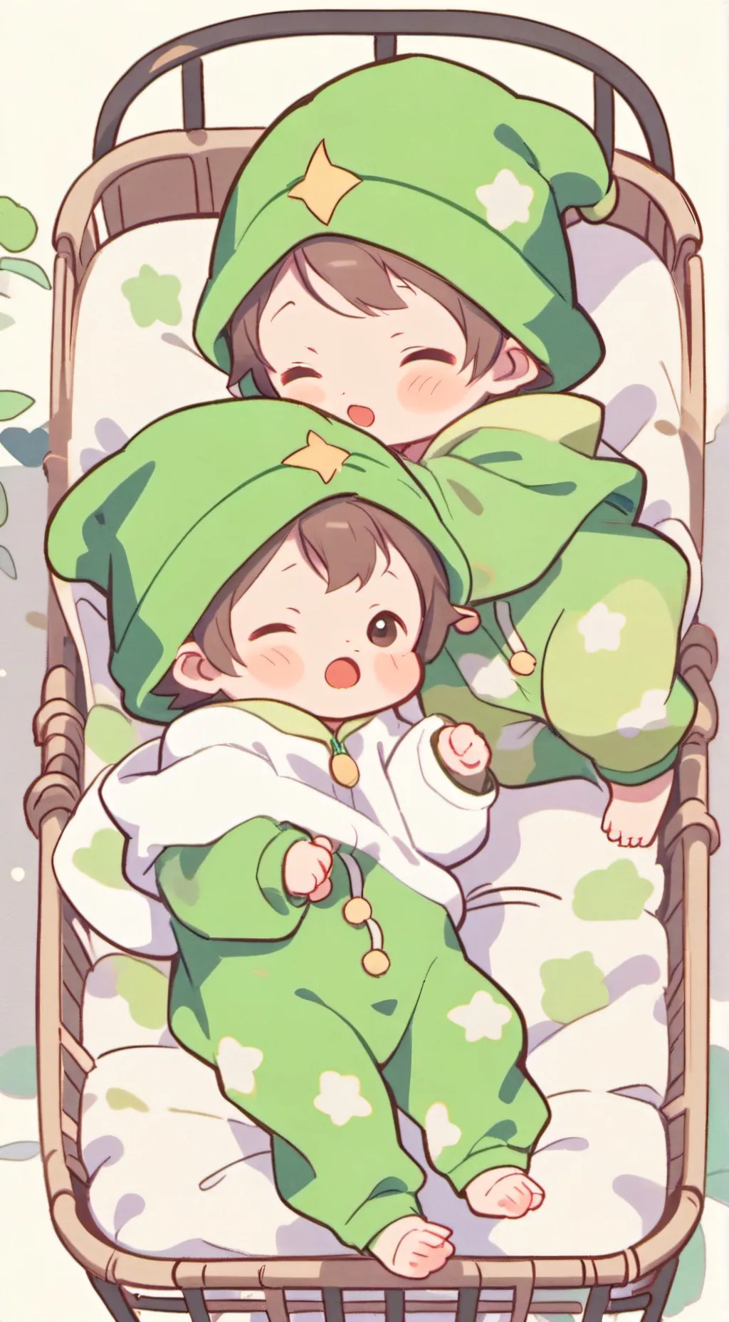 ai character: Sleepy Babies! background