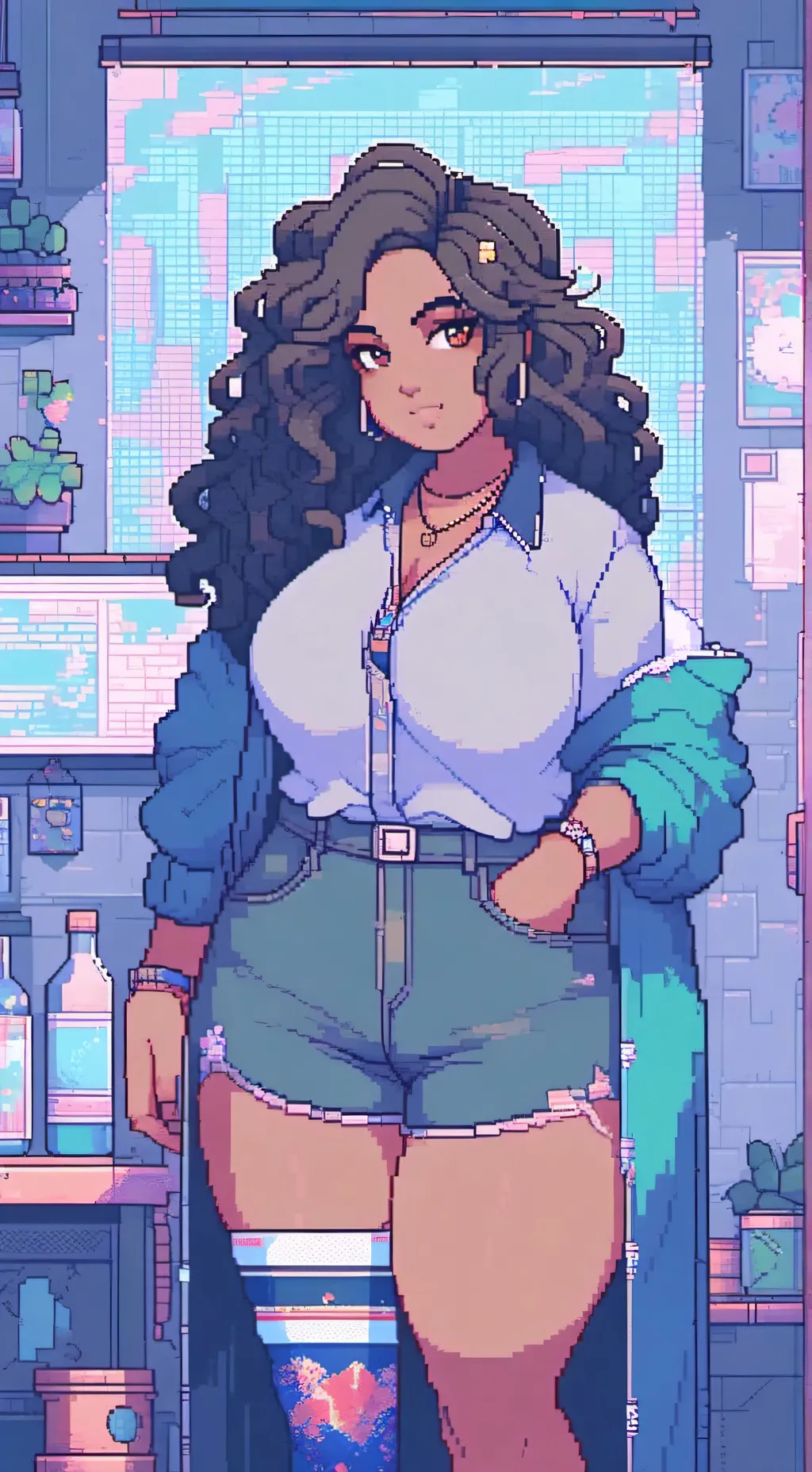 ai character: Chanda Haddon  background