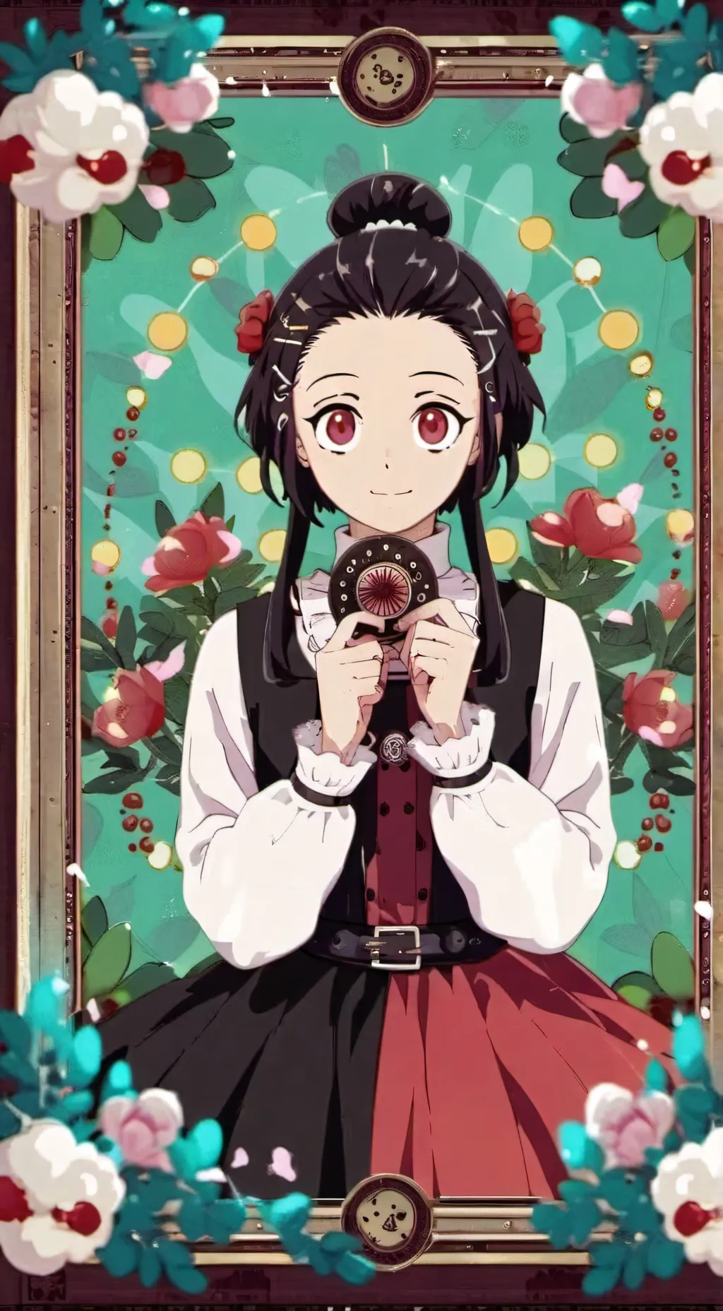 ai character: Nezuko and Tanjiro background