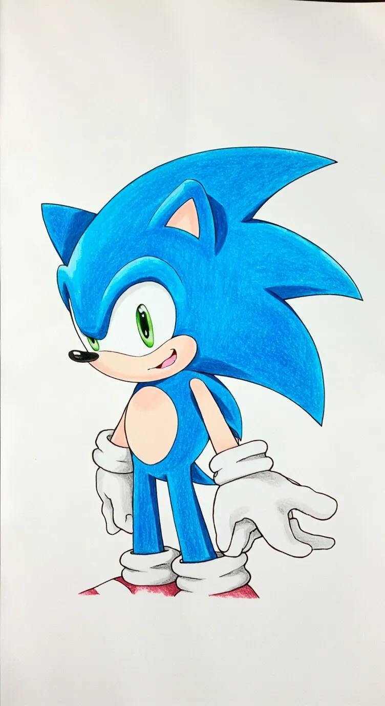 ai character: sonic the hedgehog background
