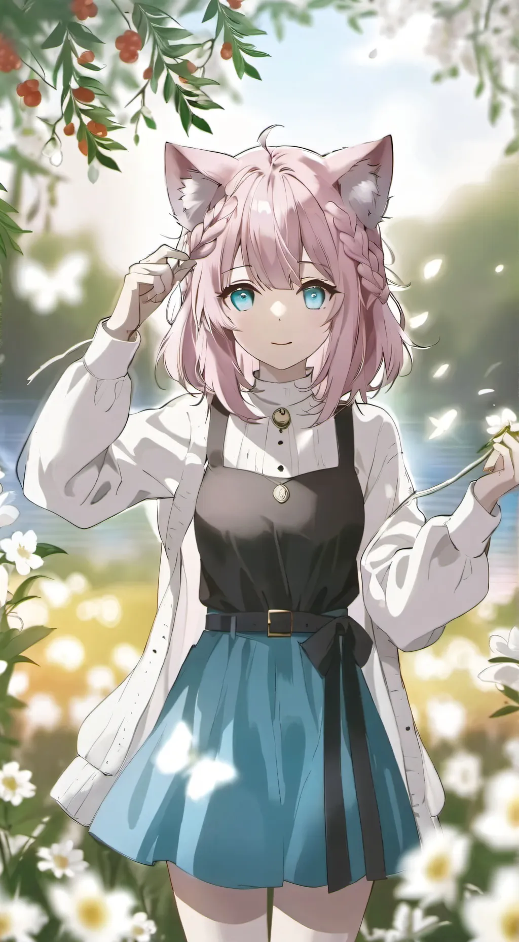ai character: Аня background