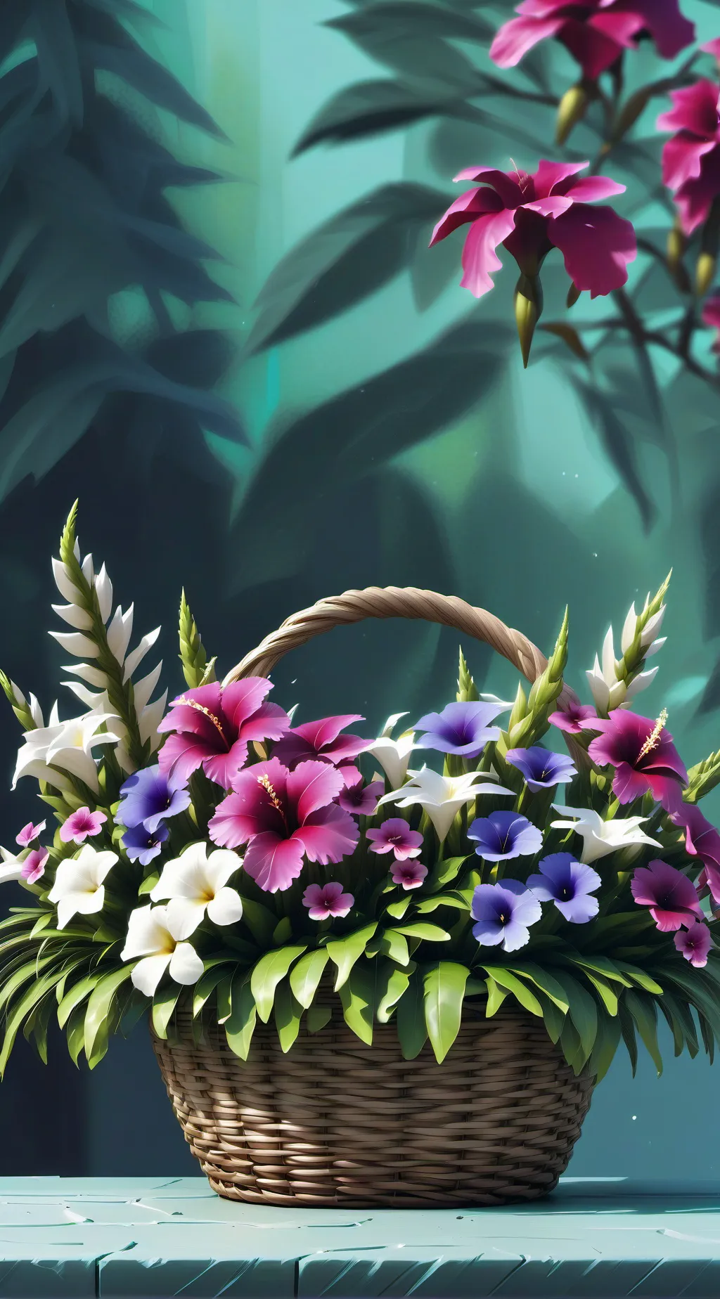 ai character: Bassie  background