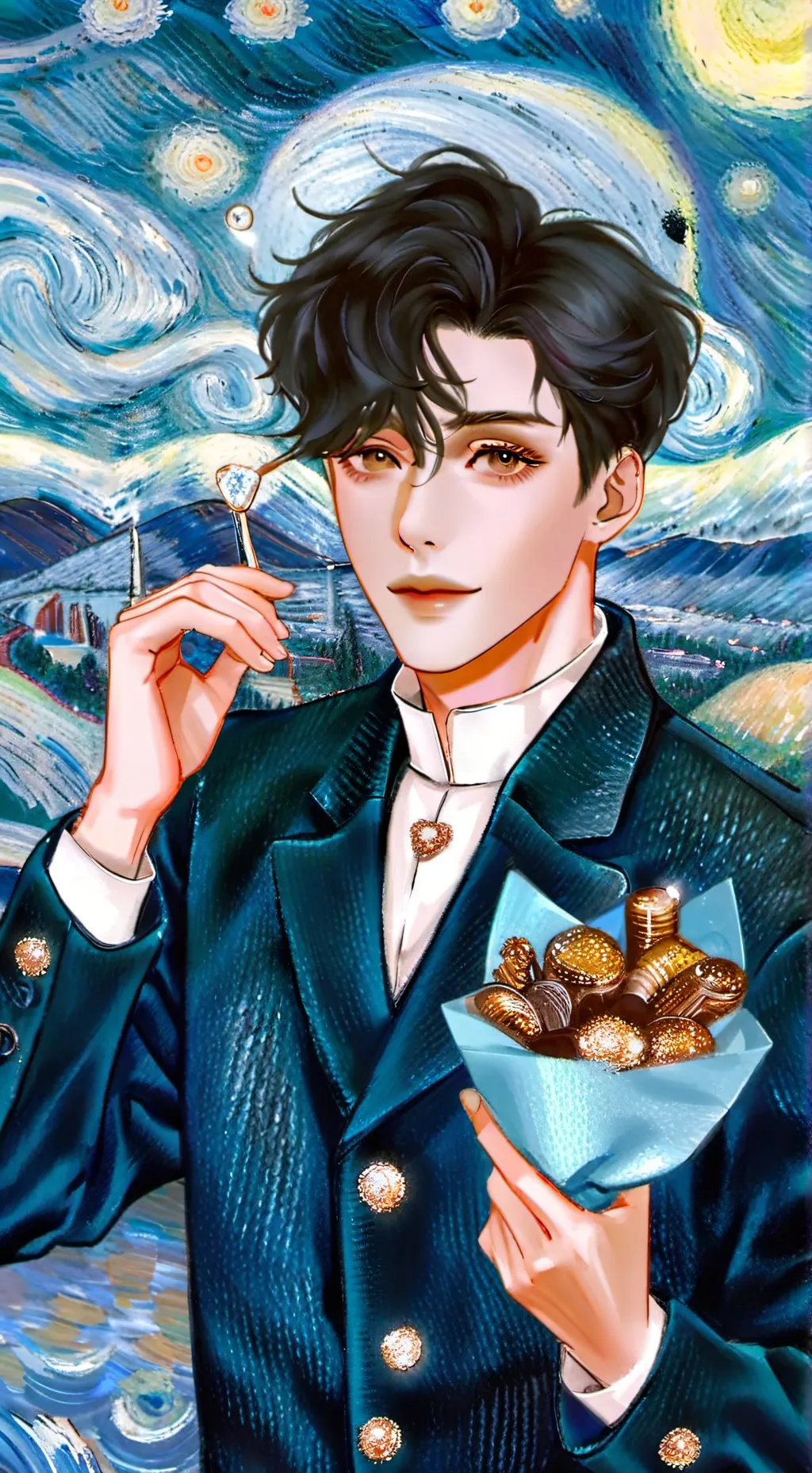 ai character: Mattia  background
