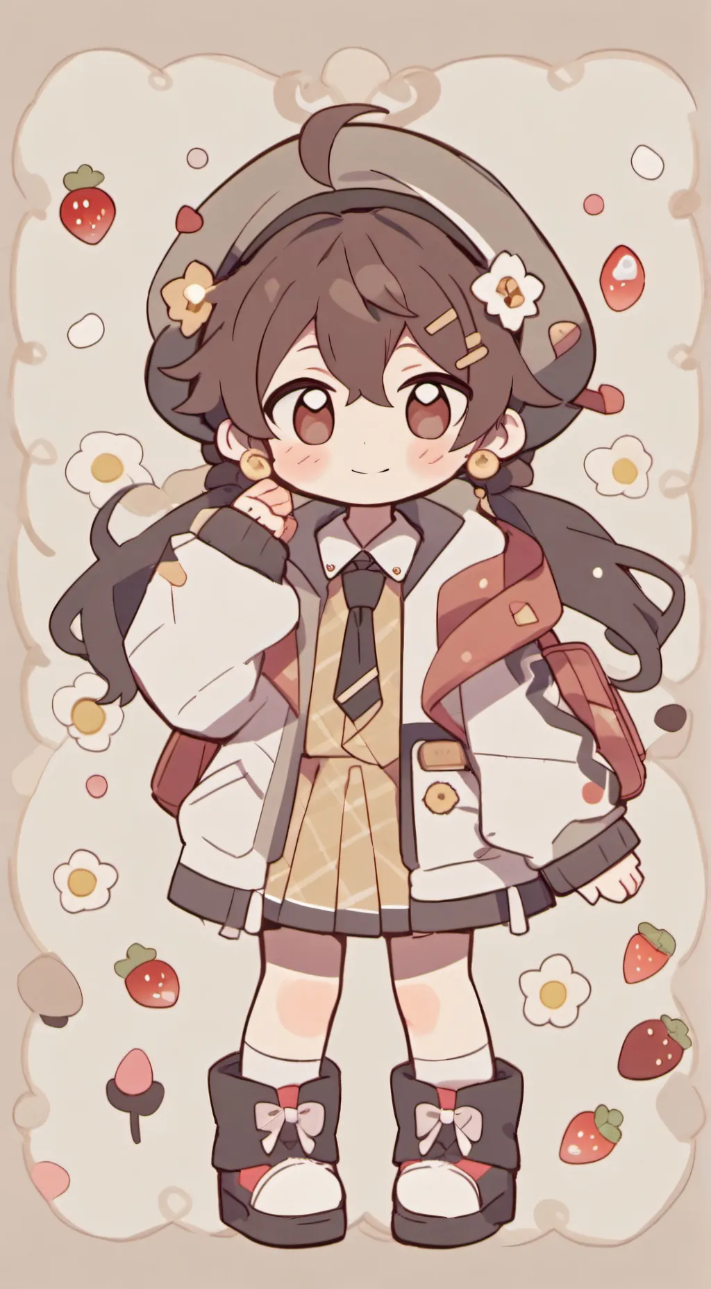 ai character: monkey x eder  background