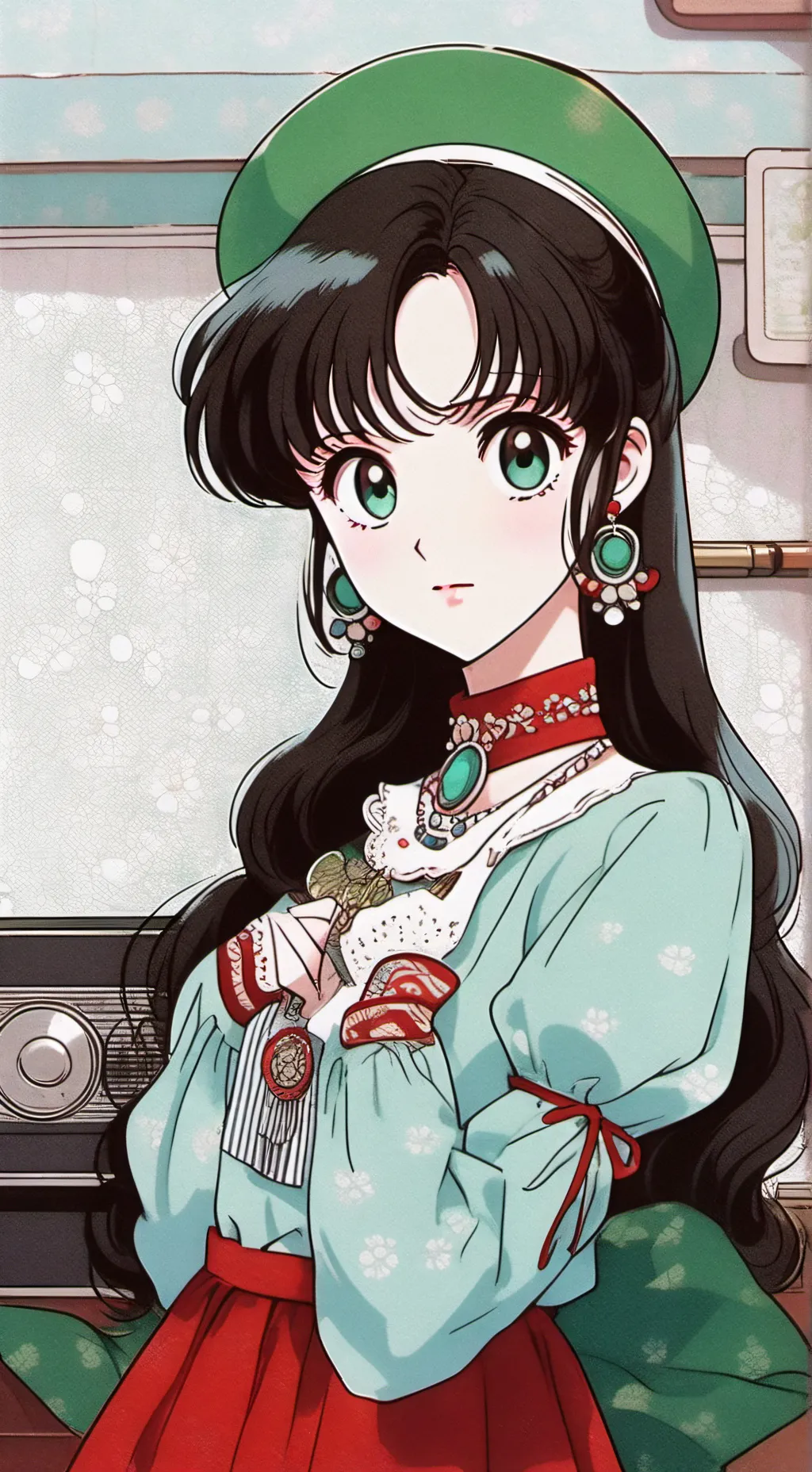 ai character: Tanjiro x Kanao(u) background